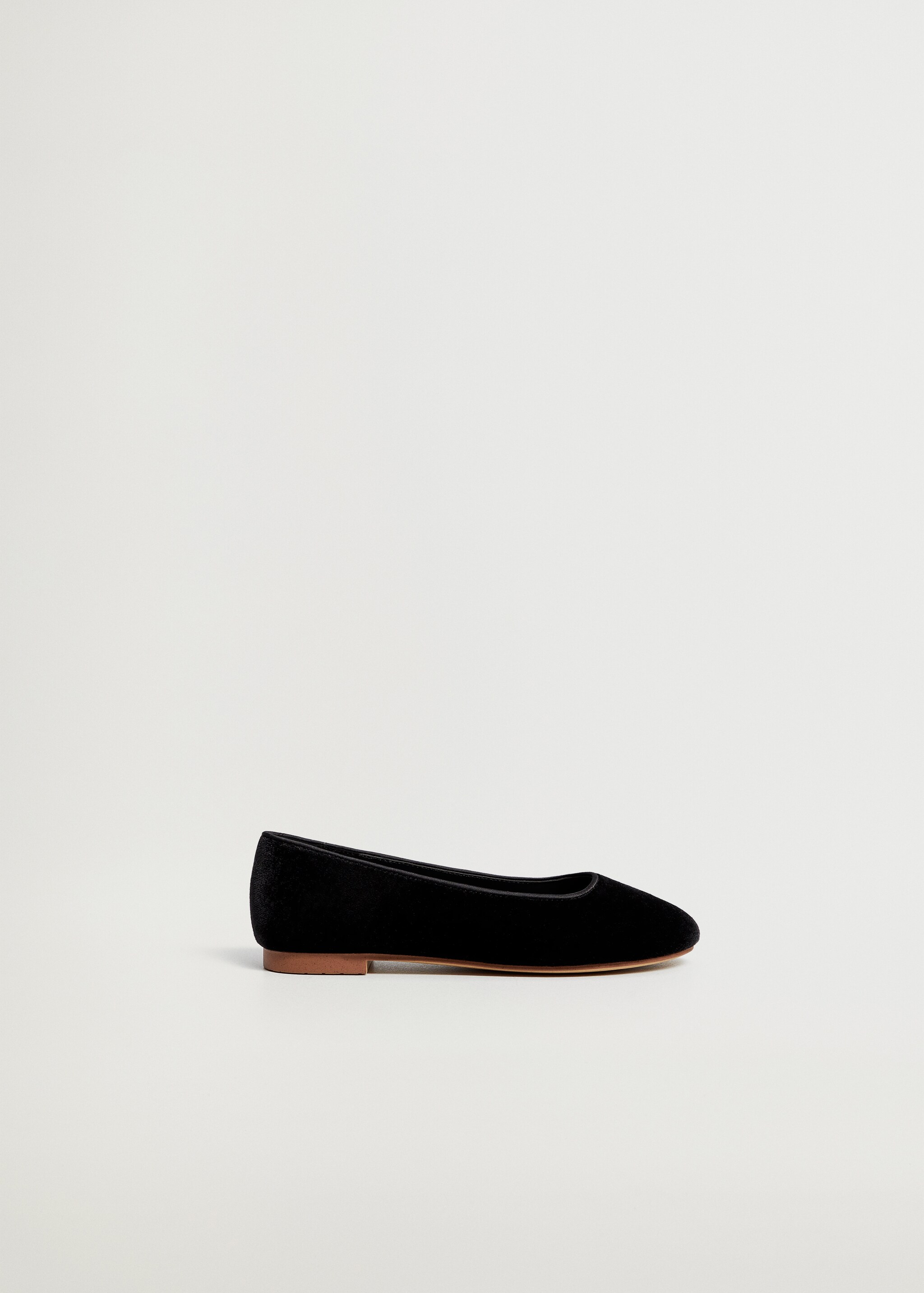 Sametové baleríny basic - Zboží bez modelu