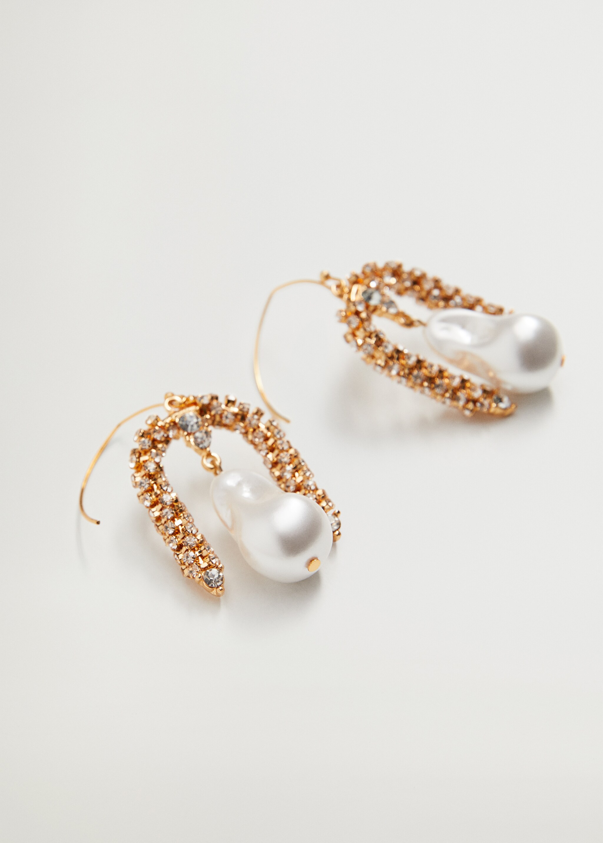 Pendientes colgantes combinados - Plano medio