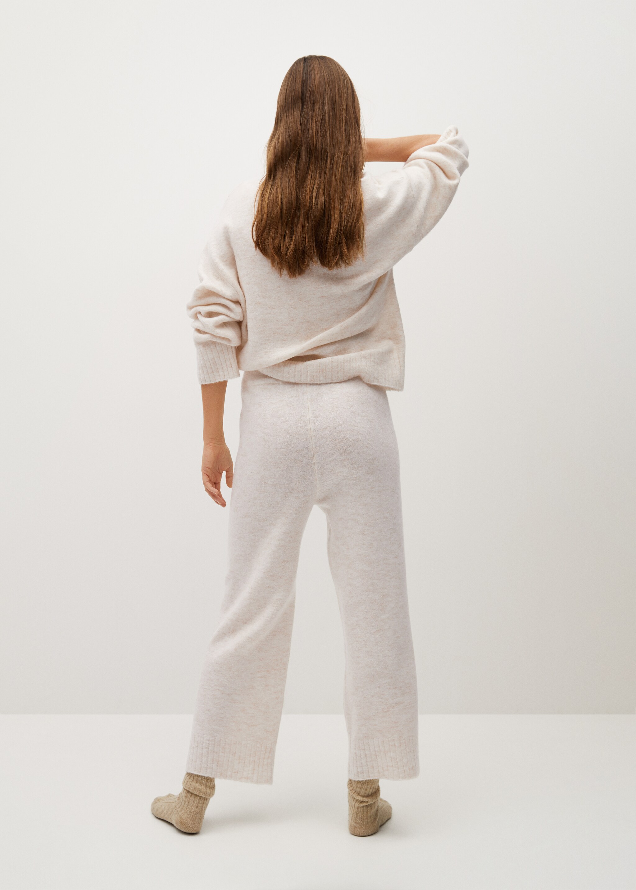 Knitted pyjama trousers - Reverse of the article