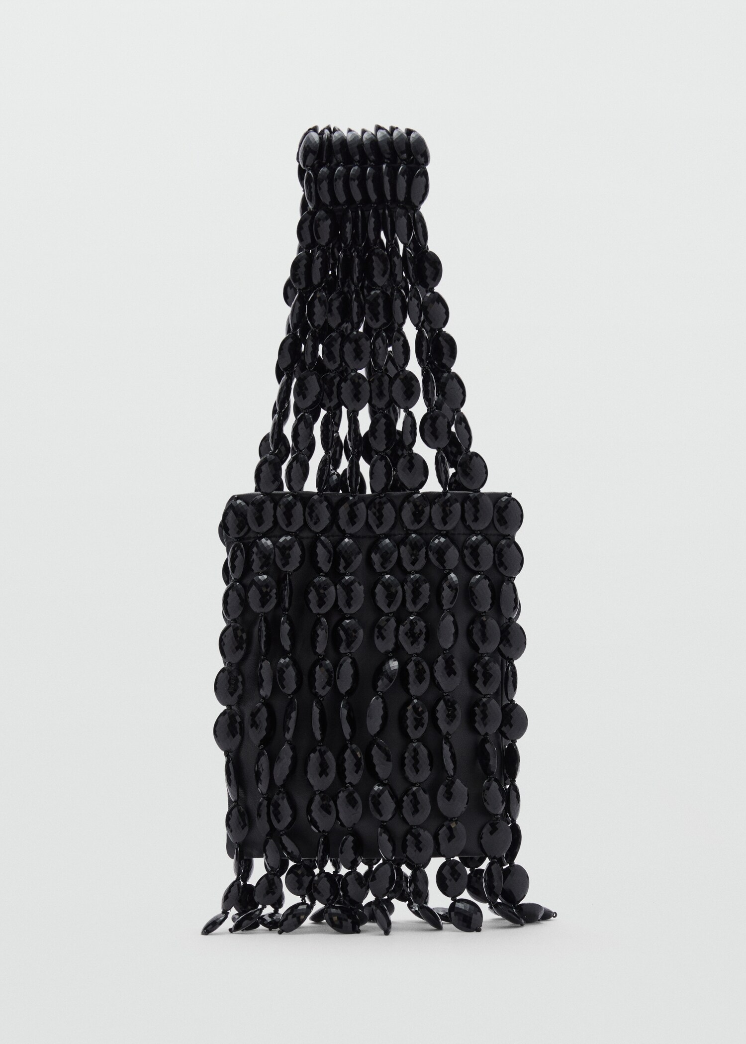 Τσάντα χεριού δερμάτινη χάντρες - Προϊόν χωρίς μοντέλο