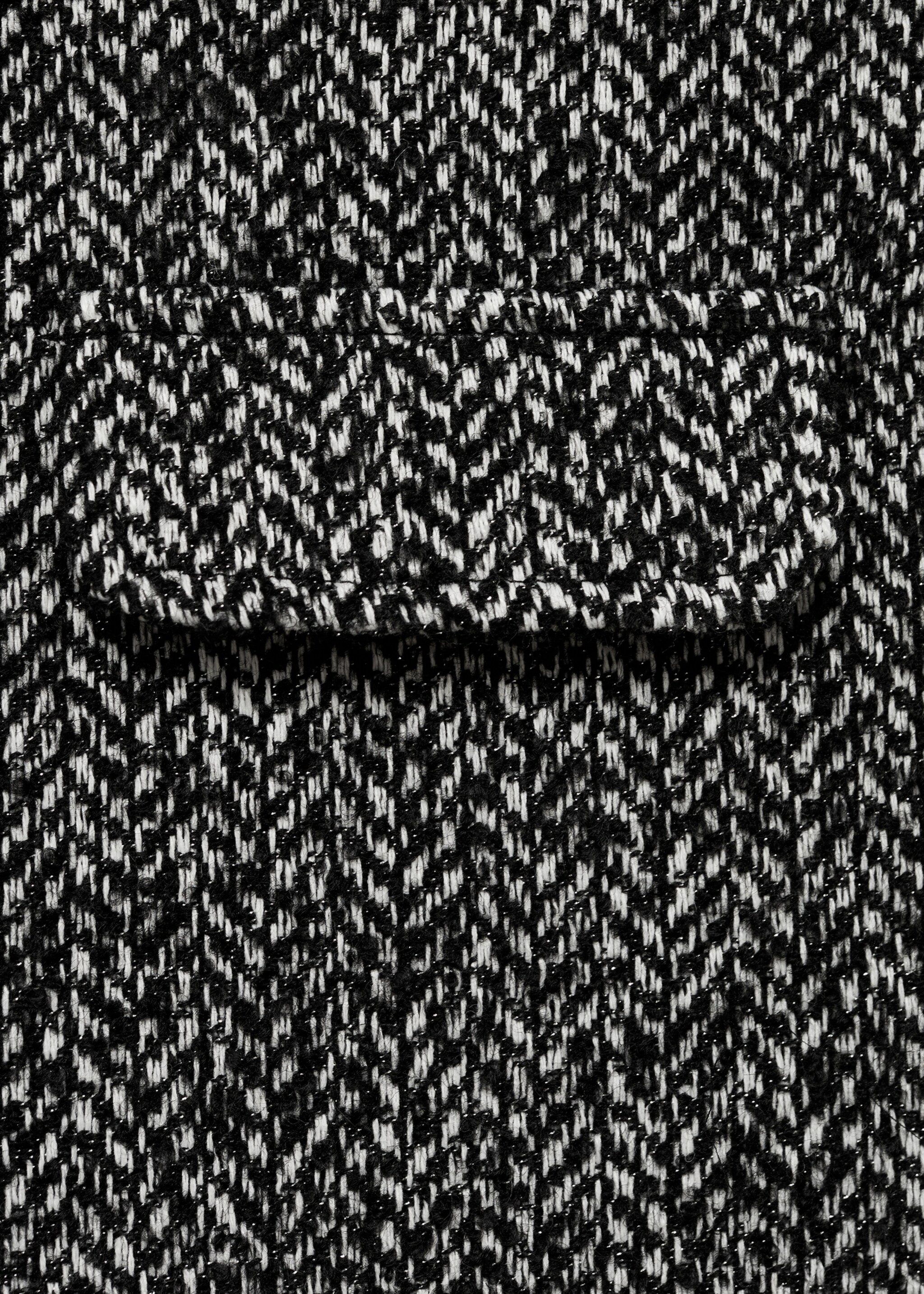 Spike stitch pinafore - Details of the article 0, Black. Ref: 87050228-00.