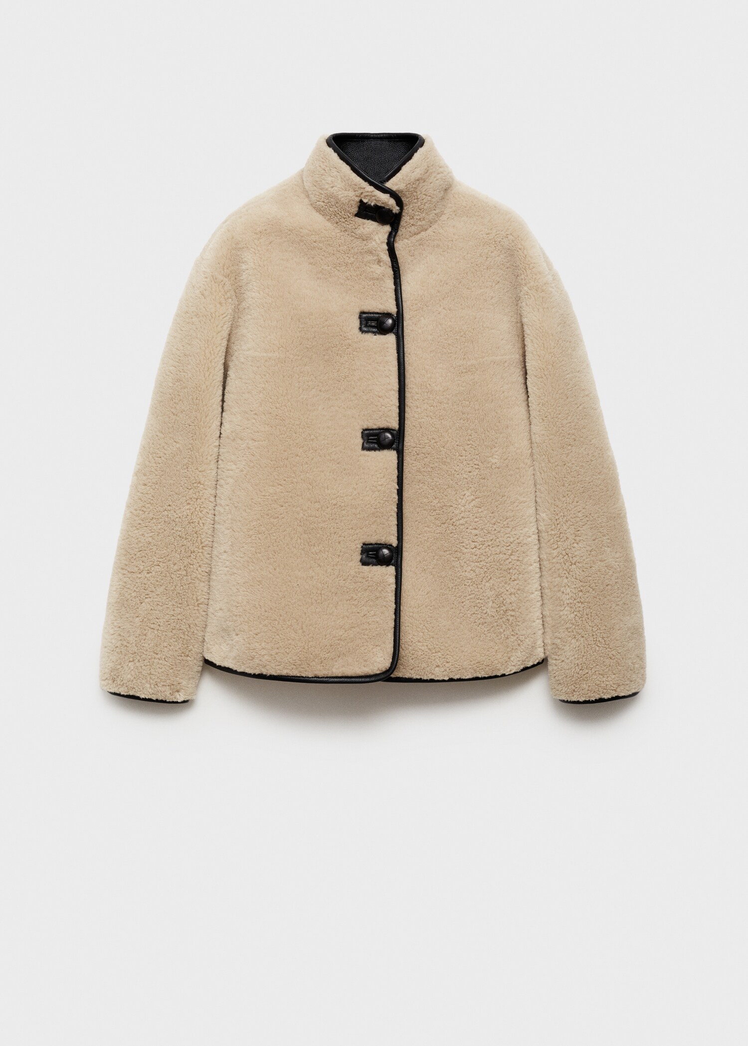 Short faux-fur coat - Article without model