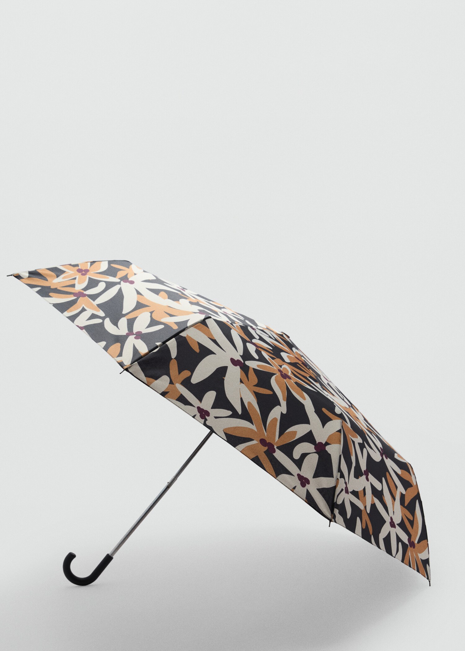 Flower print umbrella - Medium plane