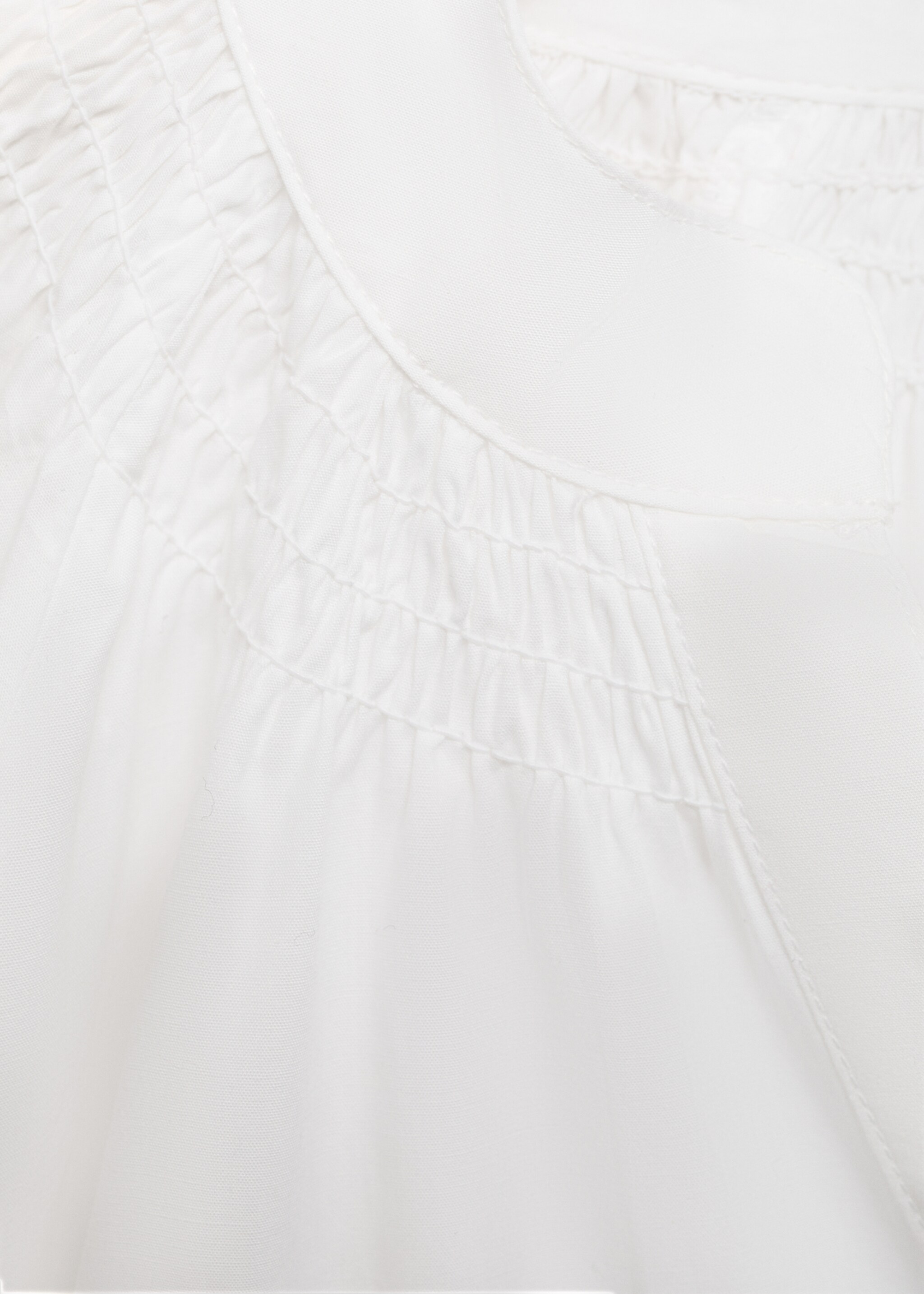 Puffed sleeves shirt - Details of the article 8, Off White. Ref: 87050259-00.