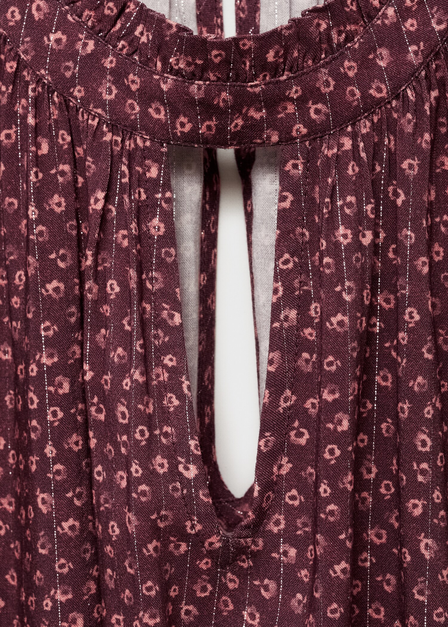 Φόρεμα εμπριμέ lurex - Λεπτομέρεια του προϊόντος 8