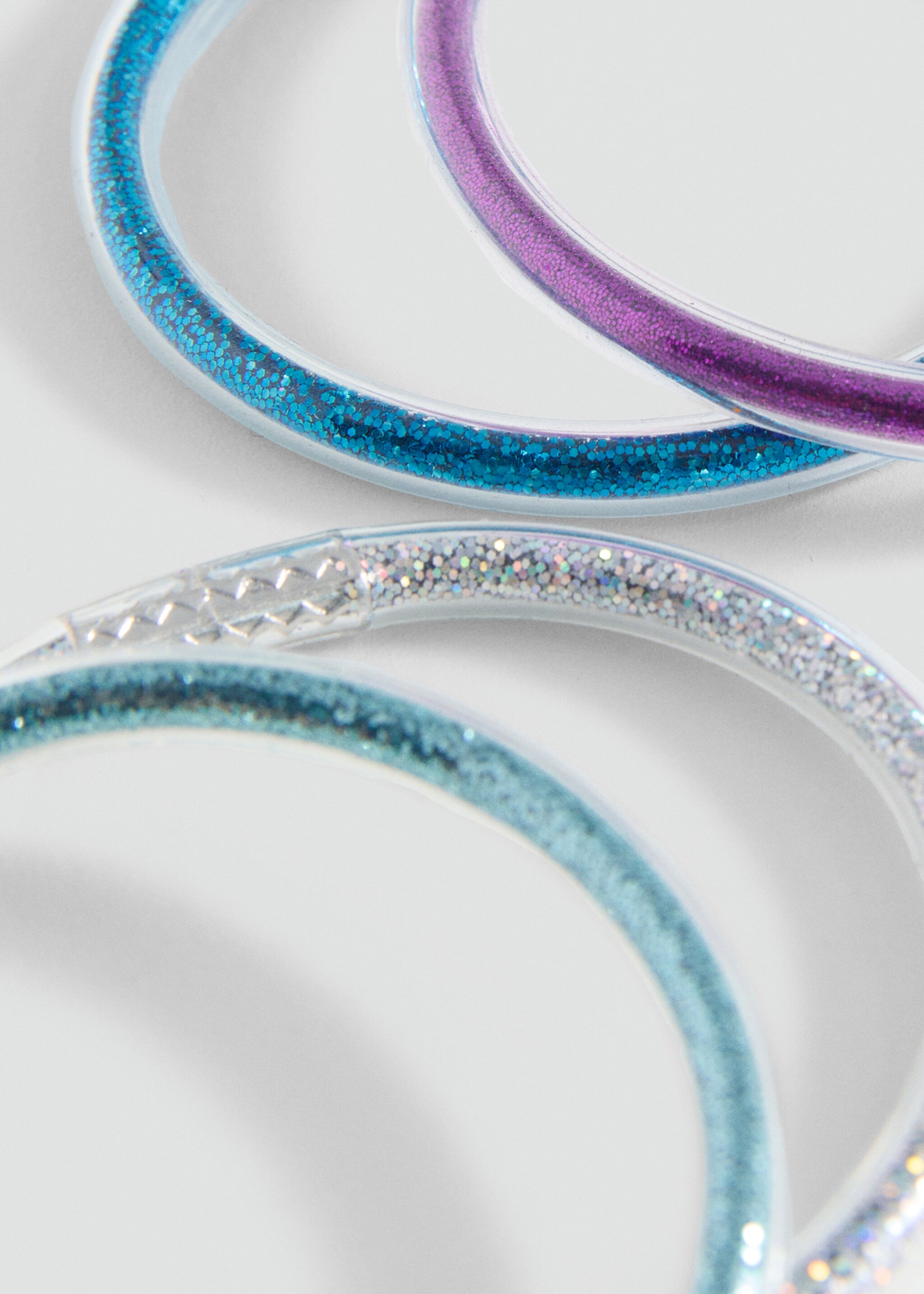 Pack mit 4 Armbändern - Detail des Artikels 1, Blau. Ref: 87050318-00.