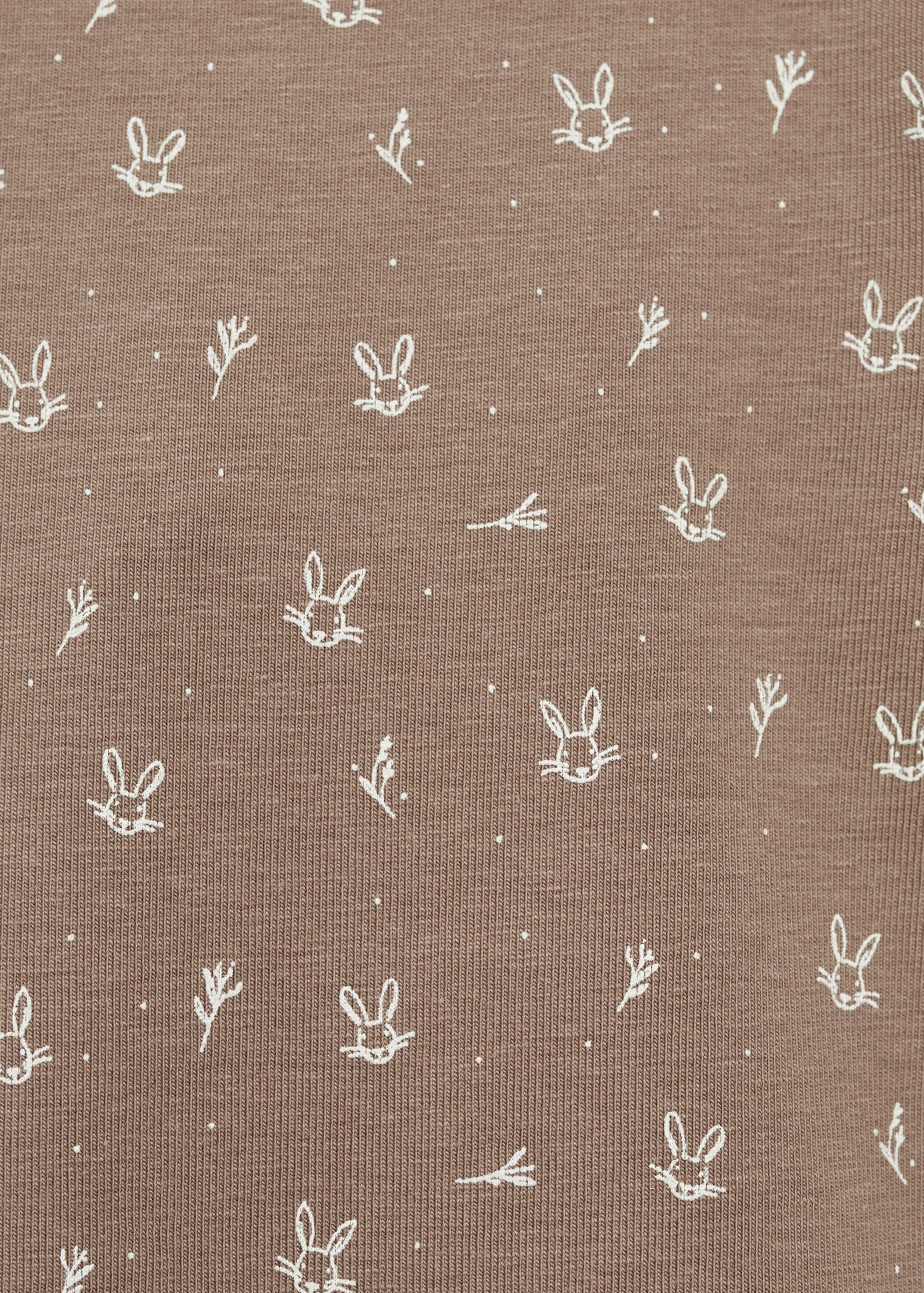 Printed cotton body - Details of the article 8, Medium Brown. Ref: 87050342-00.