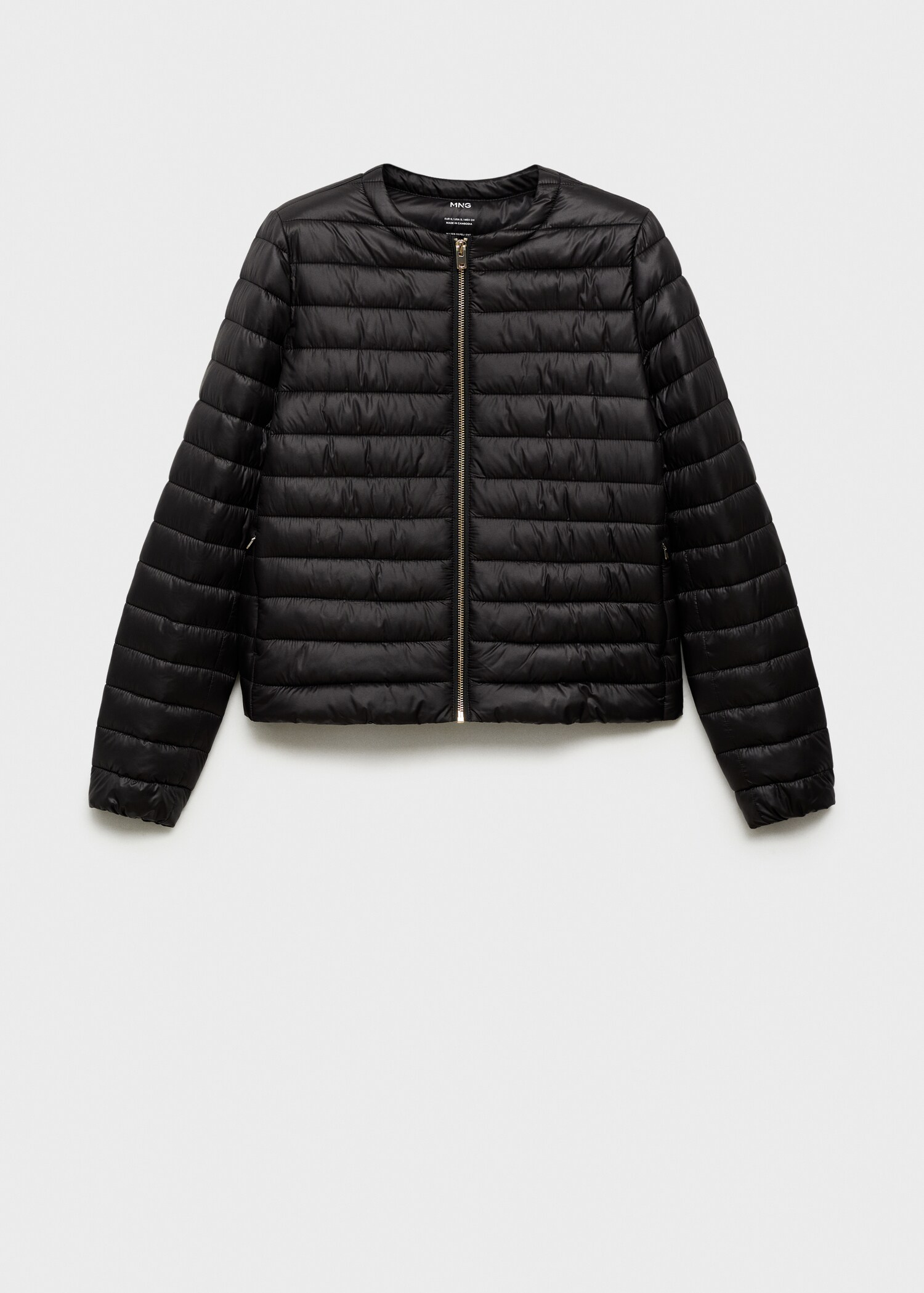 Short padded anorak with pockets - Article without model