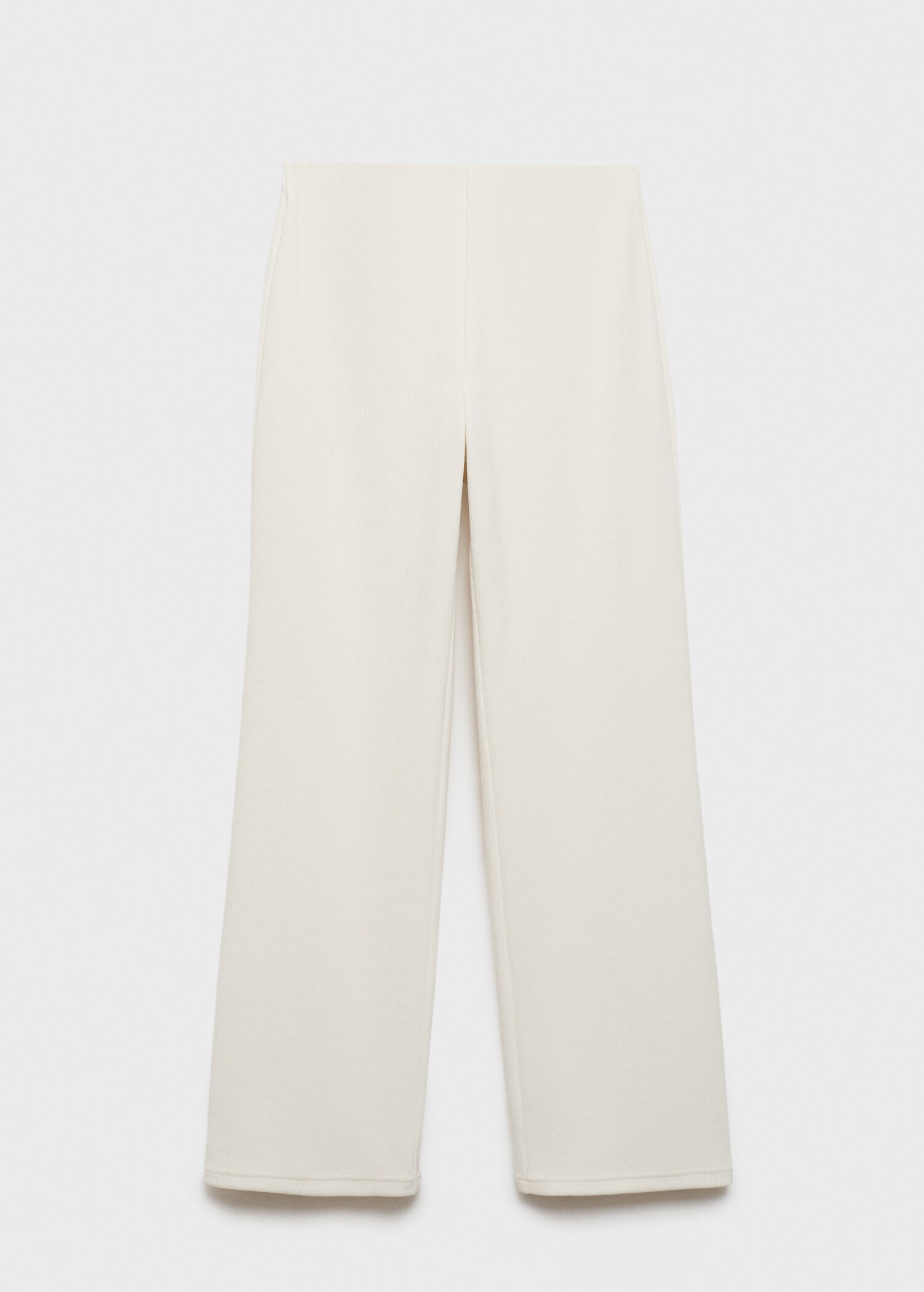 Corduroy straight trousers - Article without model