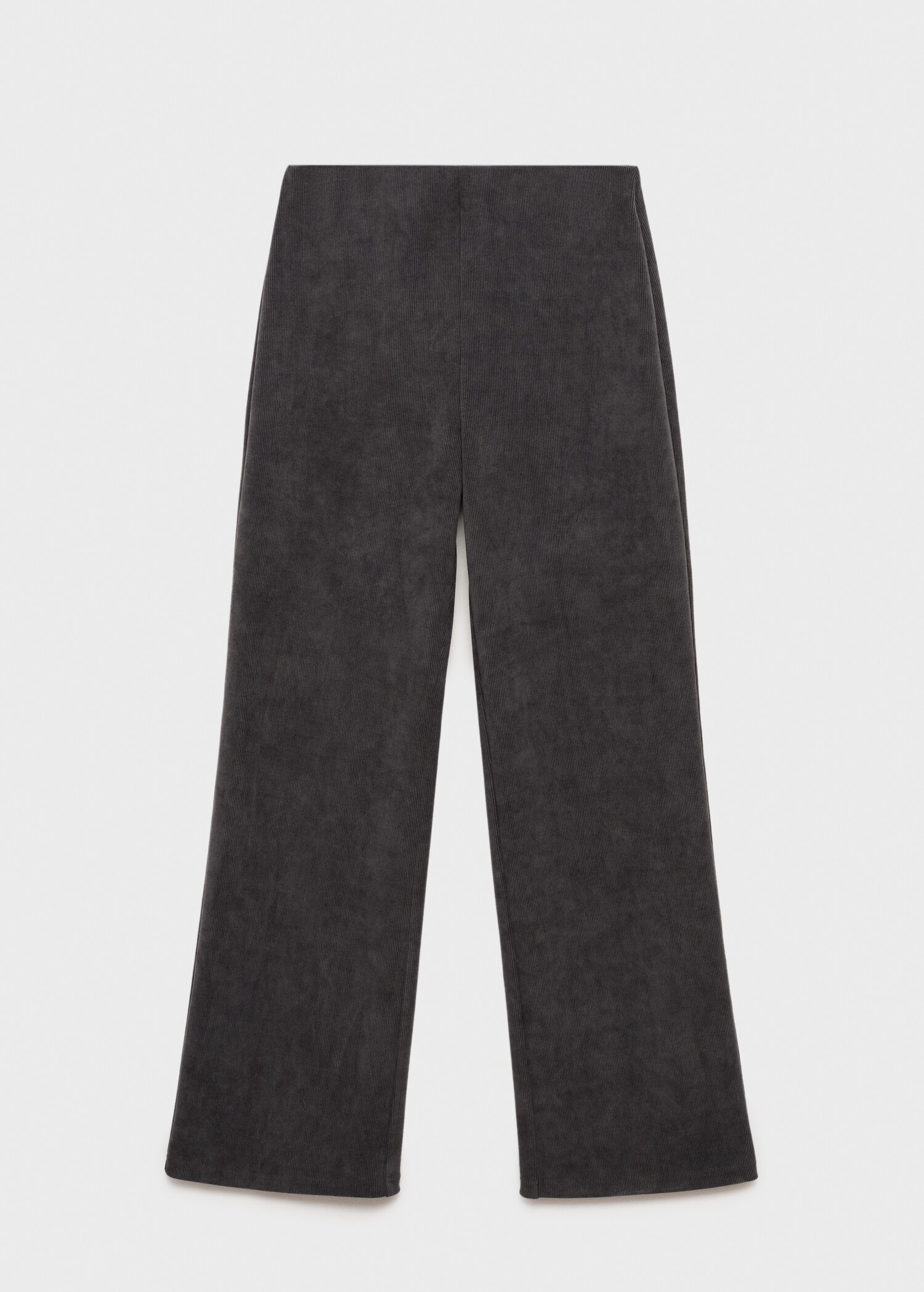 Corduroy straight trousers - Article without model