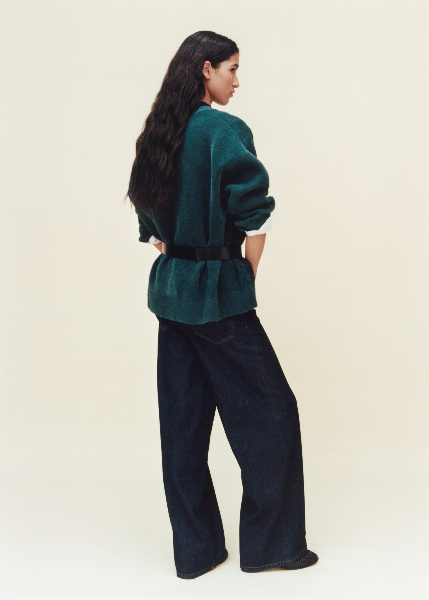 Strickcardigan mit Fell-Effekt - Detail des Artikels 7