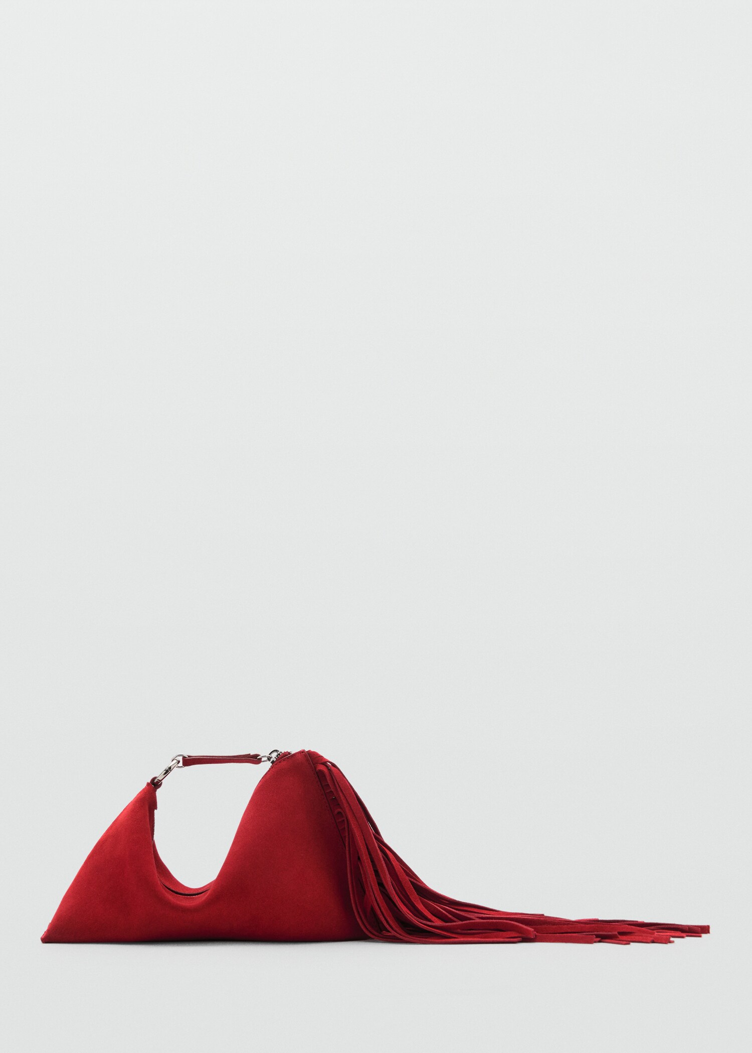 Leather handbag with fringes - Article without model