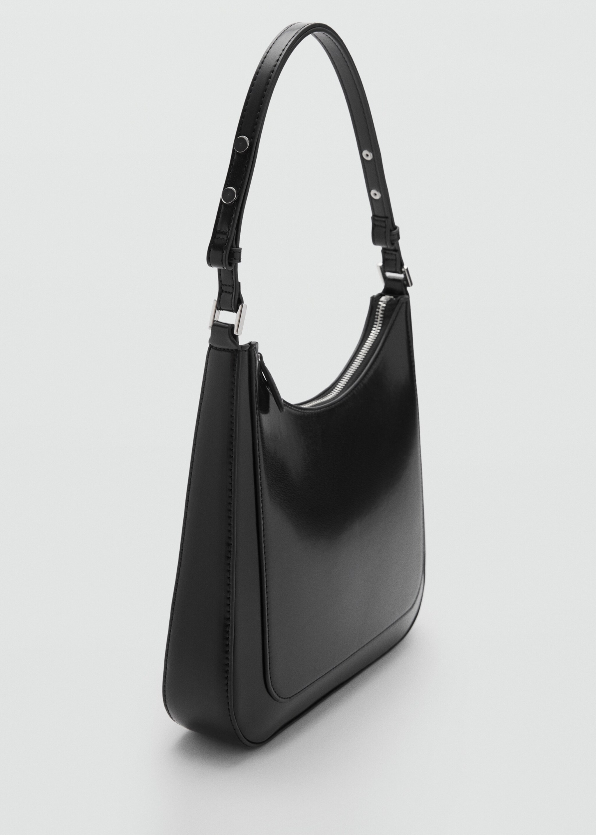 Square shoulder bag - Medium plane, Black. Ref: 87050357-00.