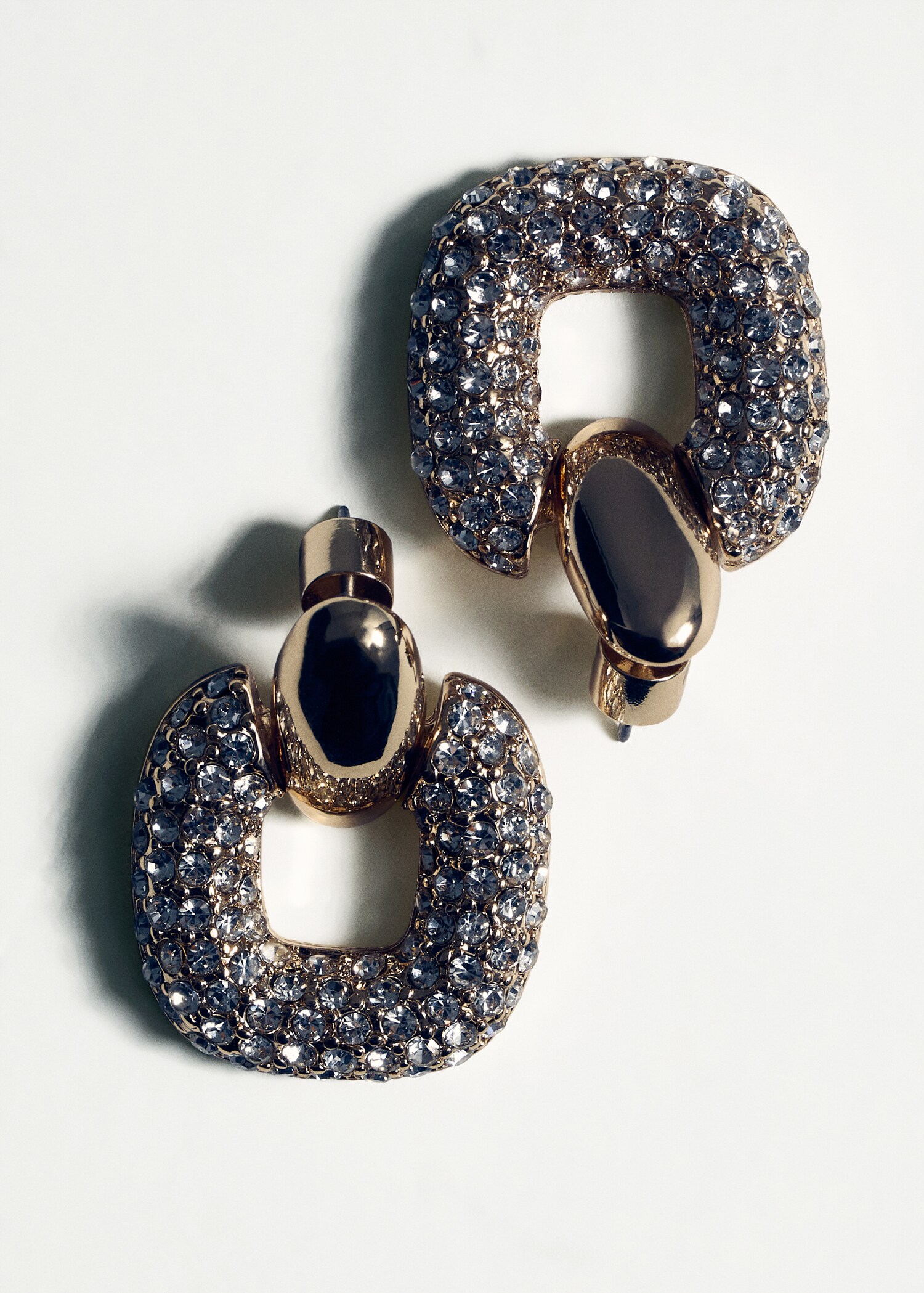 Boucles d'oreilles géométriques cristaux - Détail de l'article 5