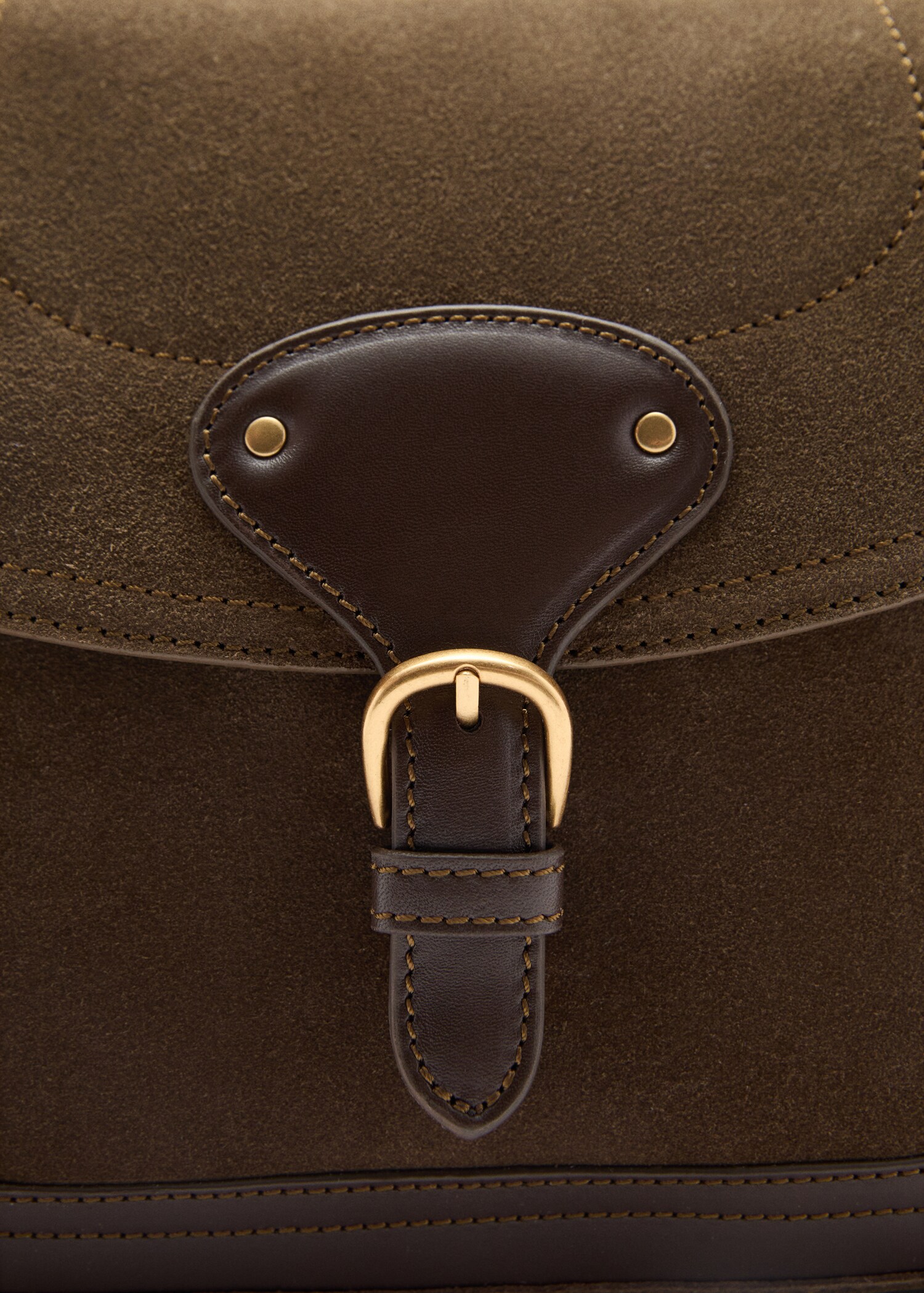 Buckle leather bag - Details of the article 1