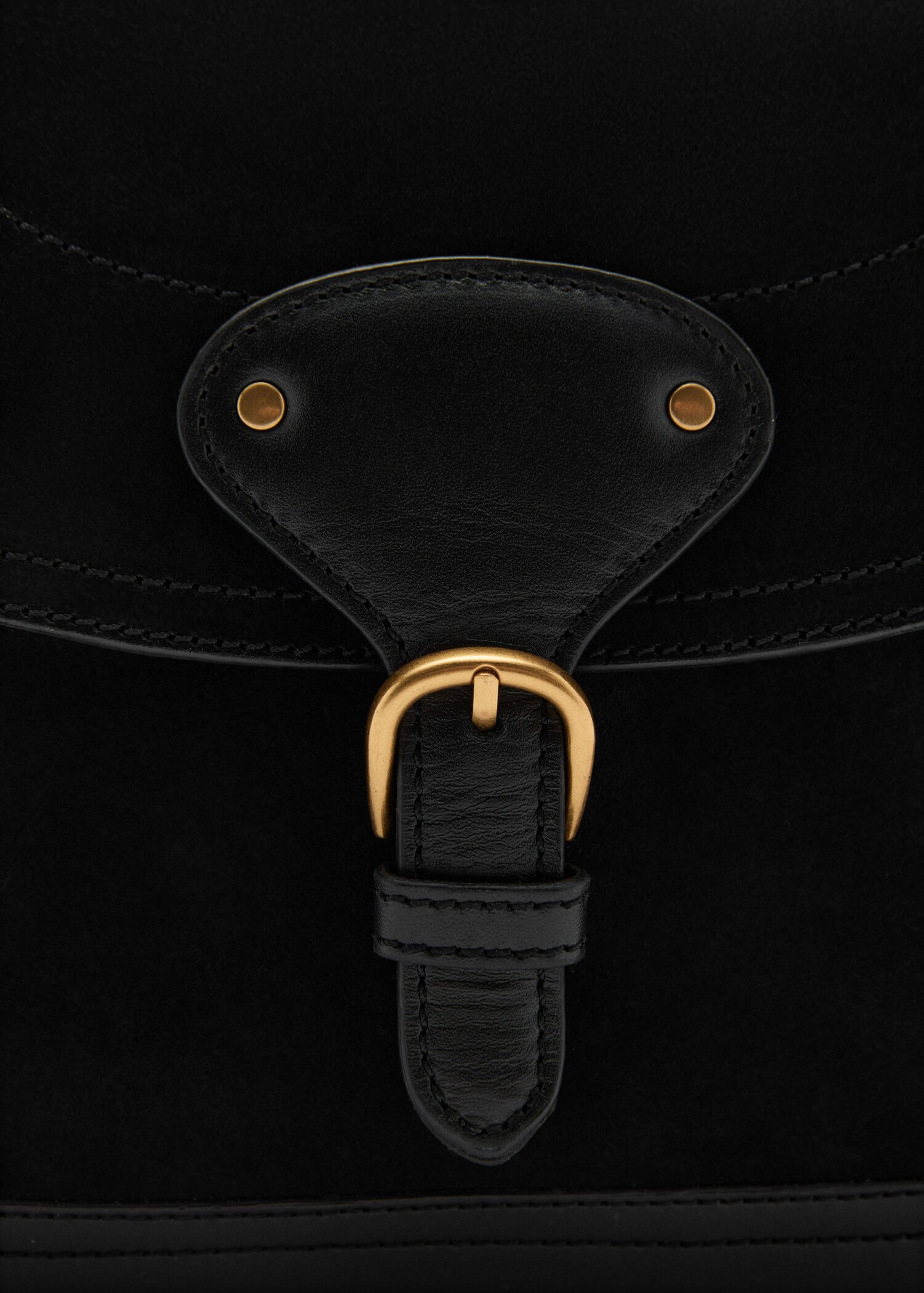 Buckle leather bag - Details of the article 2