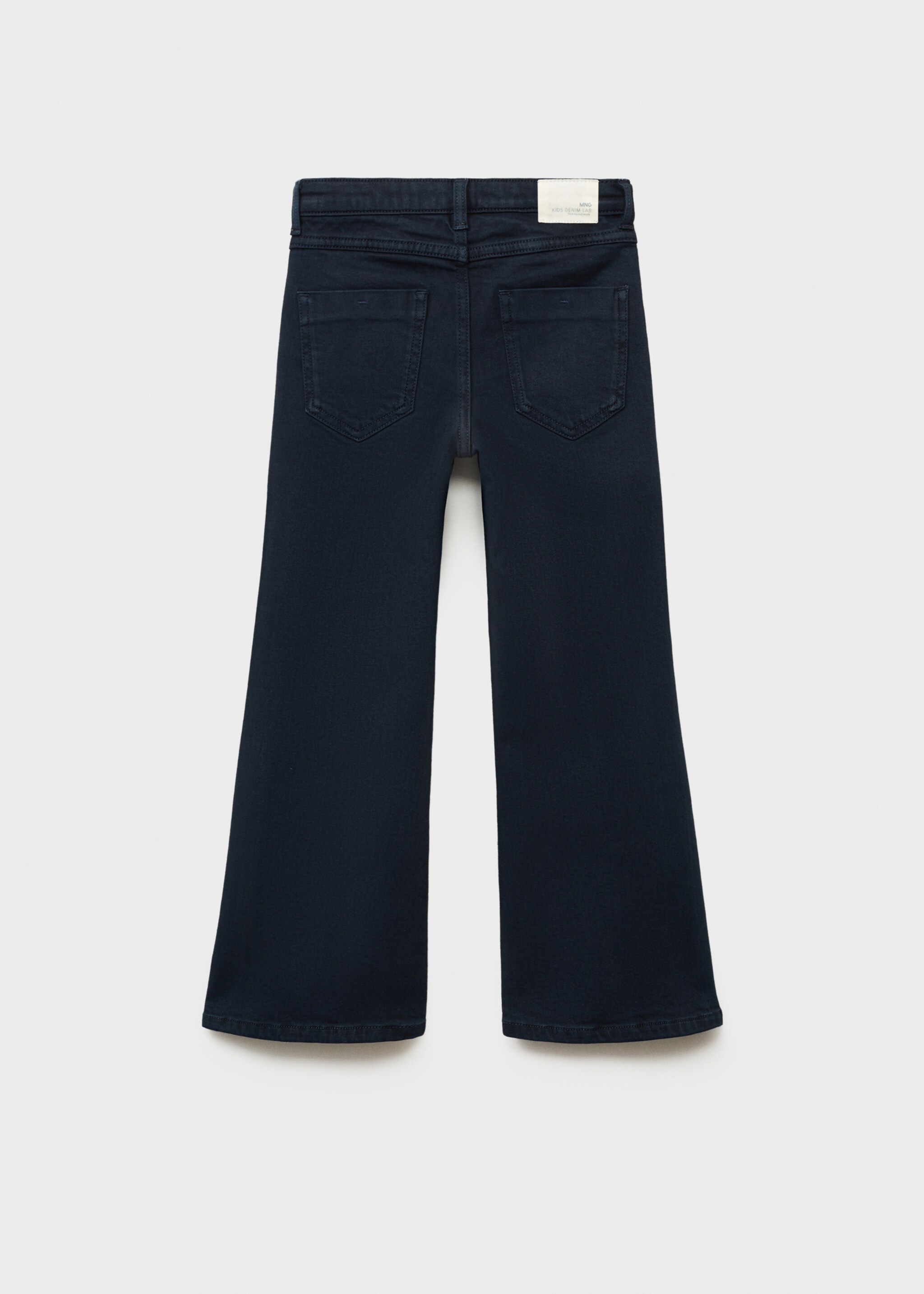 Flared jeans with pocket - Reverse of the article, Dark Navy. Ref: 87050422-00.