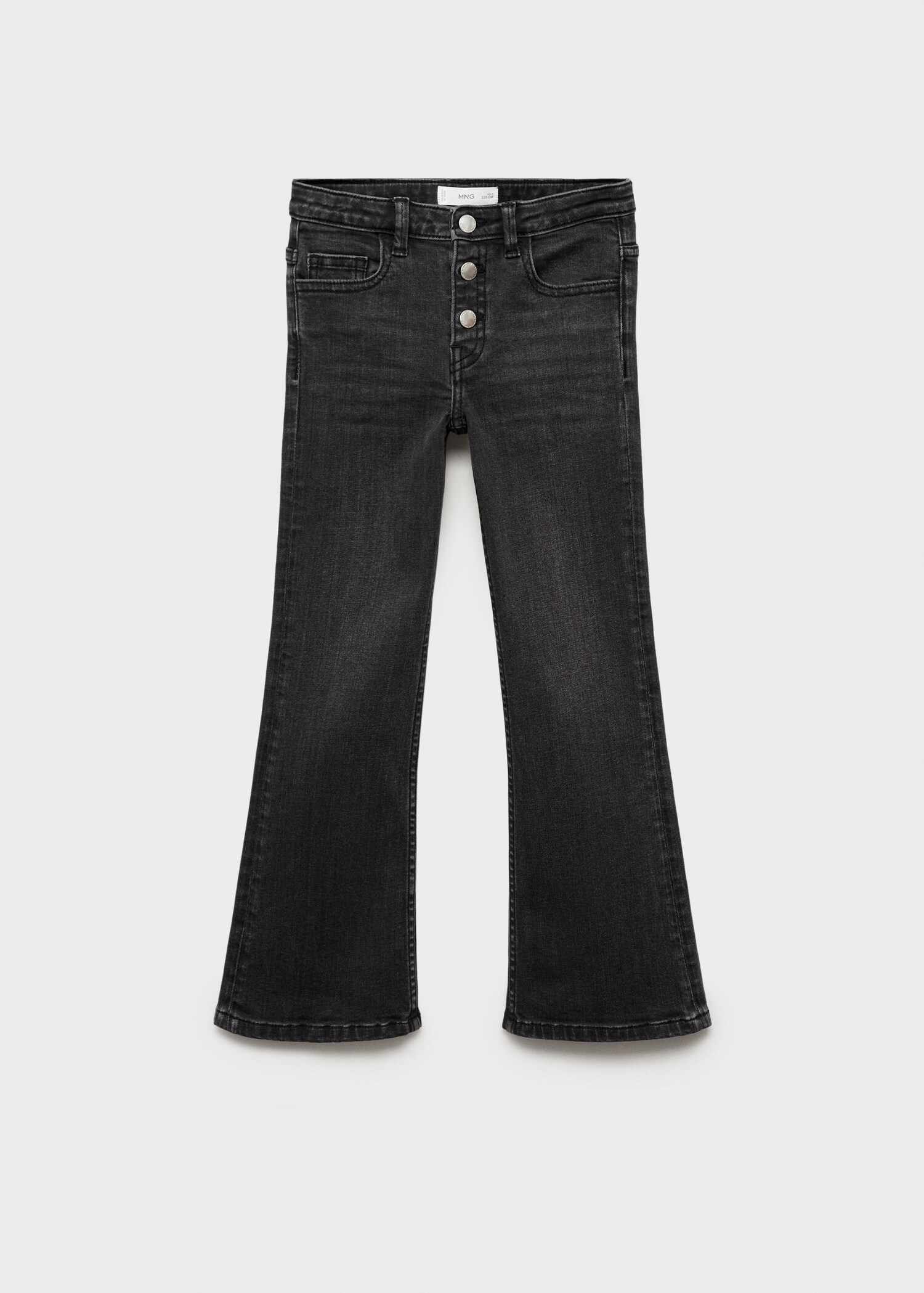 Buttons flare jeans - Article without model