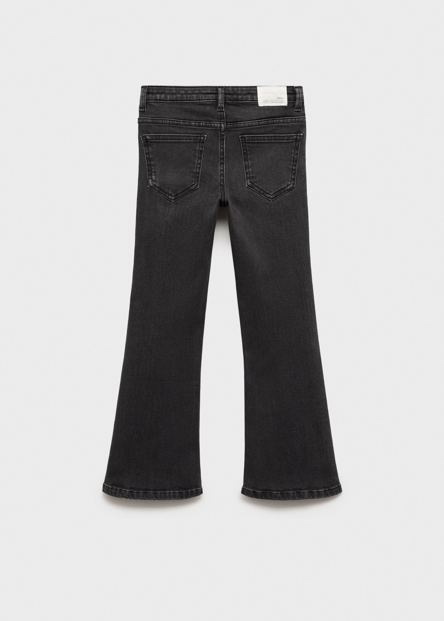 Buttons flare jeans - Reverse of the article