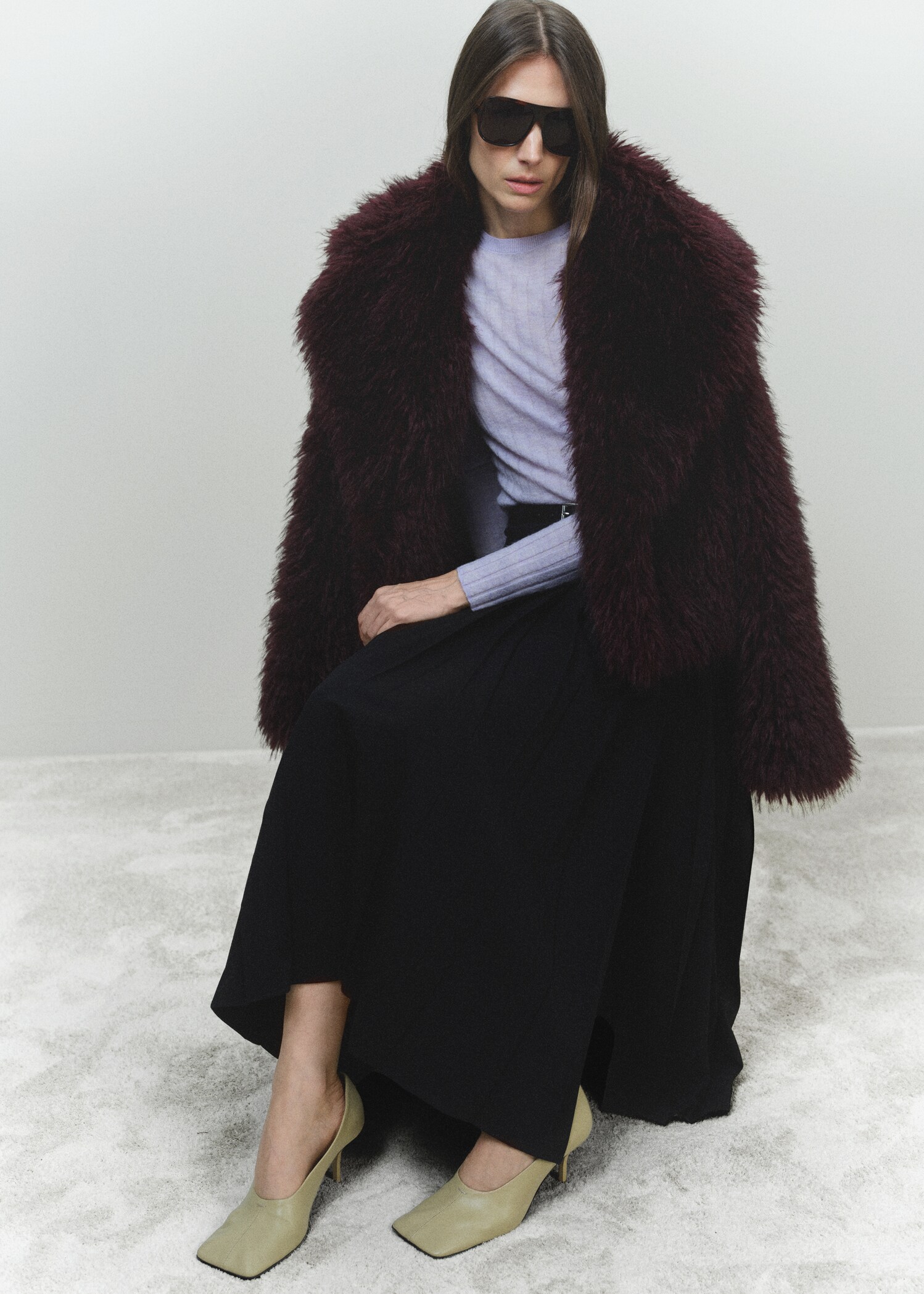 Pull-over maille côtelée col rond - Détail de l'article 6