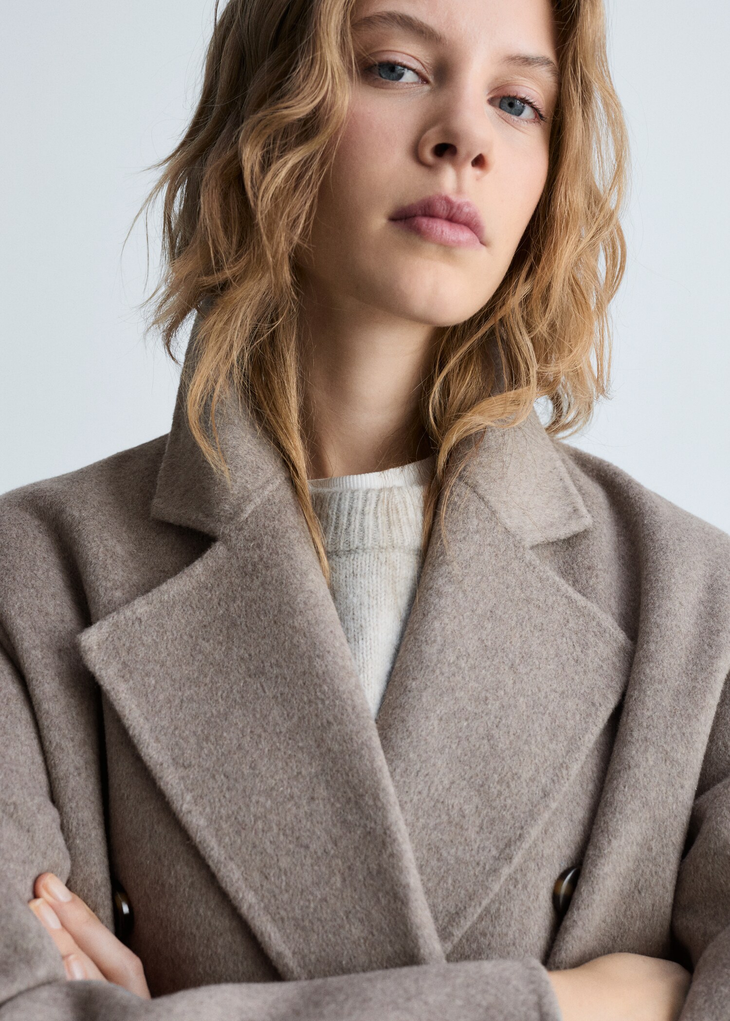 Lange handmade oversized jas - Detail van het artikel 1