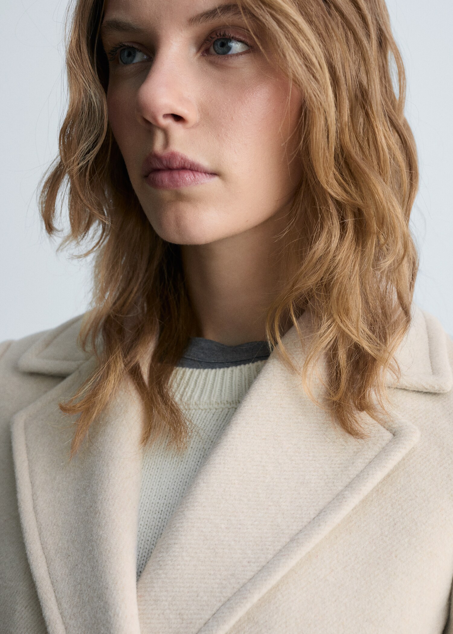 Abric llana doble botonada - Detall de l'article 1