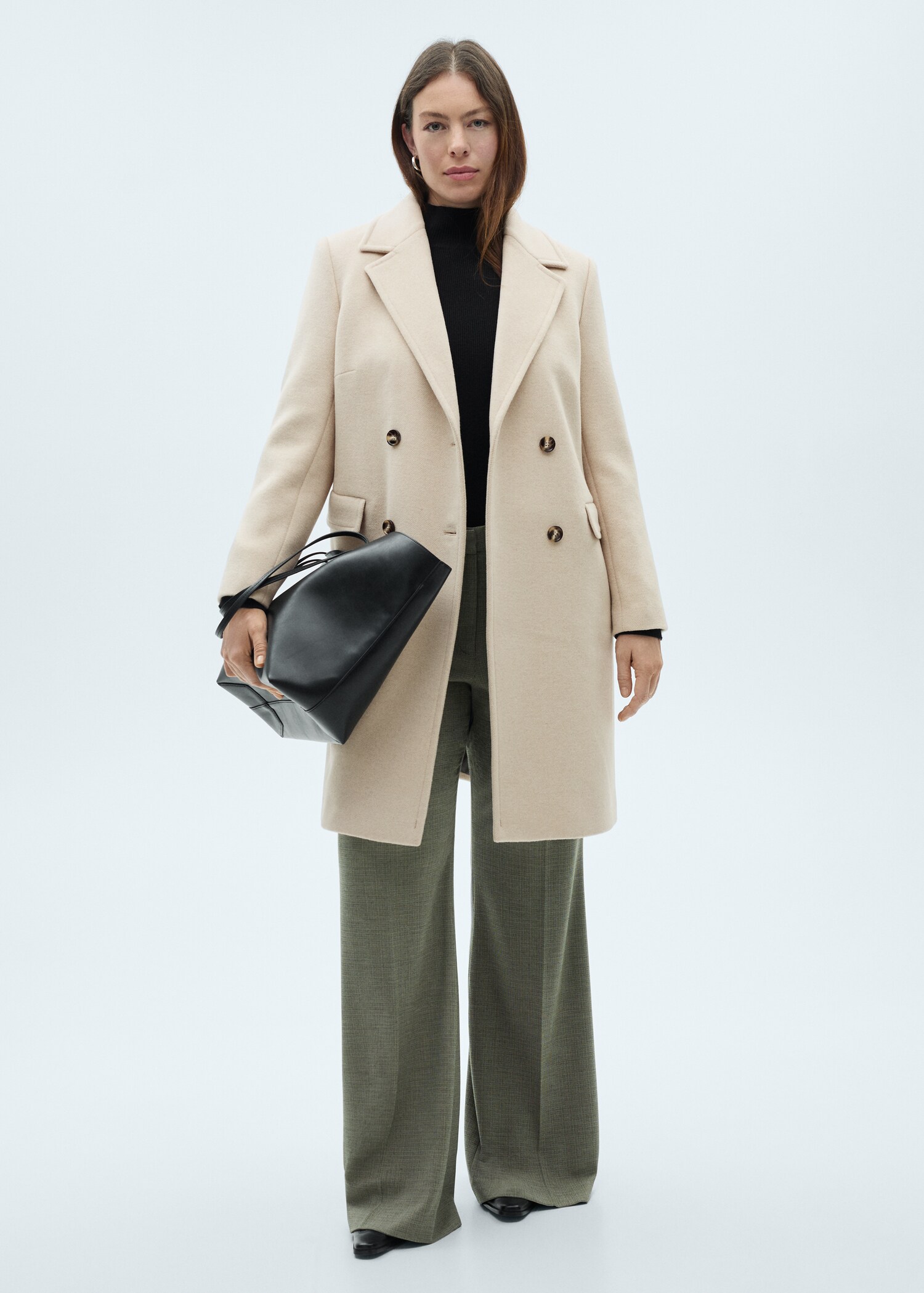 Abric llana doble botonada - Detall de l'article 3