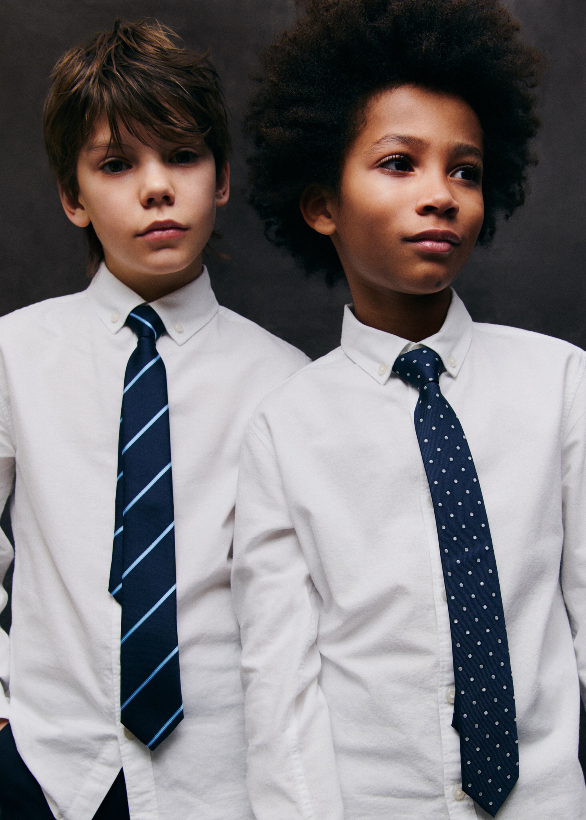 100% cotton Oxford shirt - Details of the article 5, White. Ref: 87050431-00.