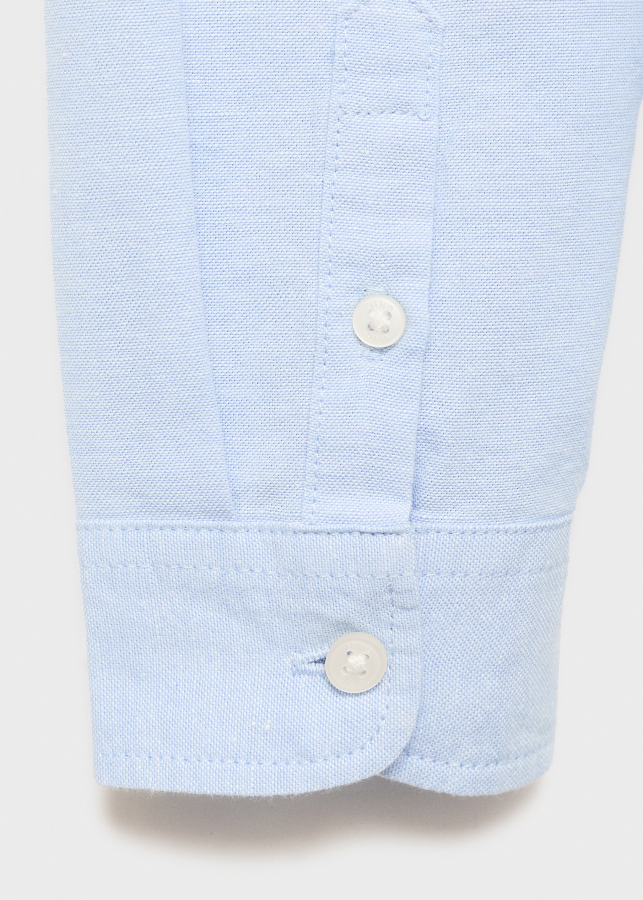 Camisa Òxford 100% cotó - Detall de l'article 0, Blau cel. Ref: 87050431-00.