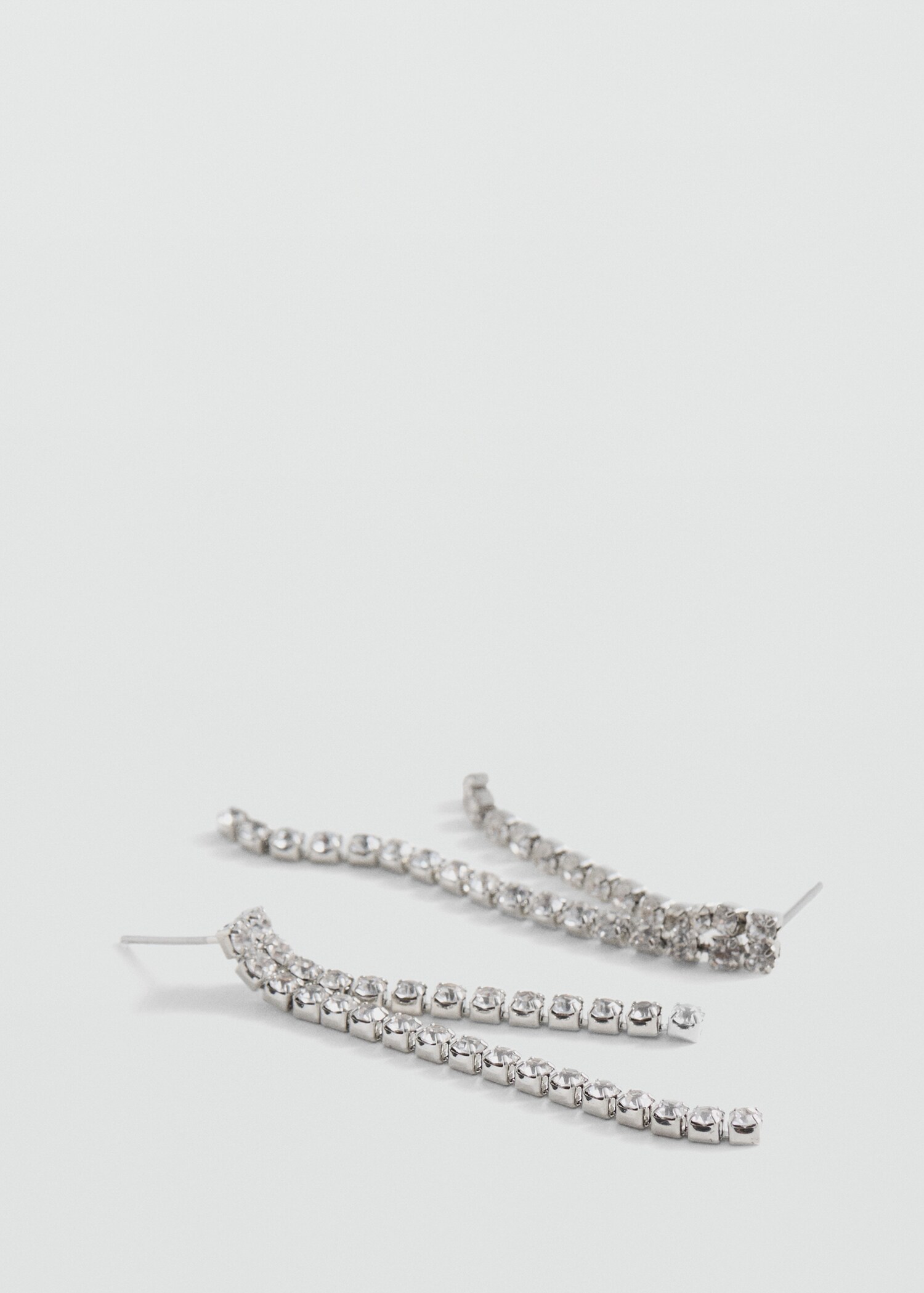 Ohrhänger mit Kristallen - Mittlere Ansicht