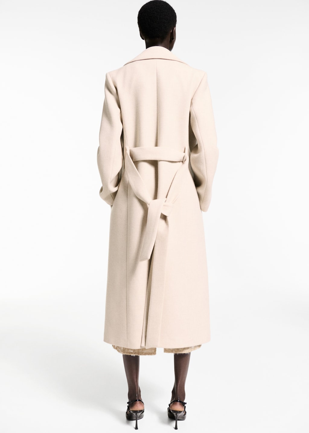 Butter wool coat with detachable collar - Women | MANGO OUTLET USA