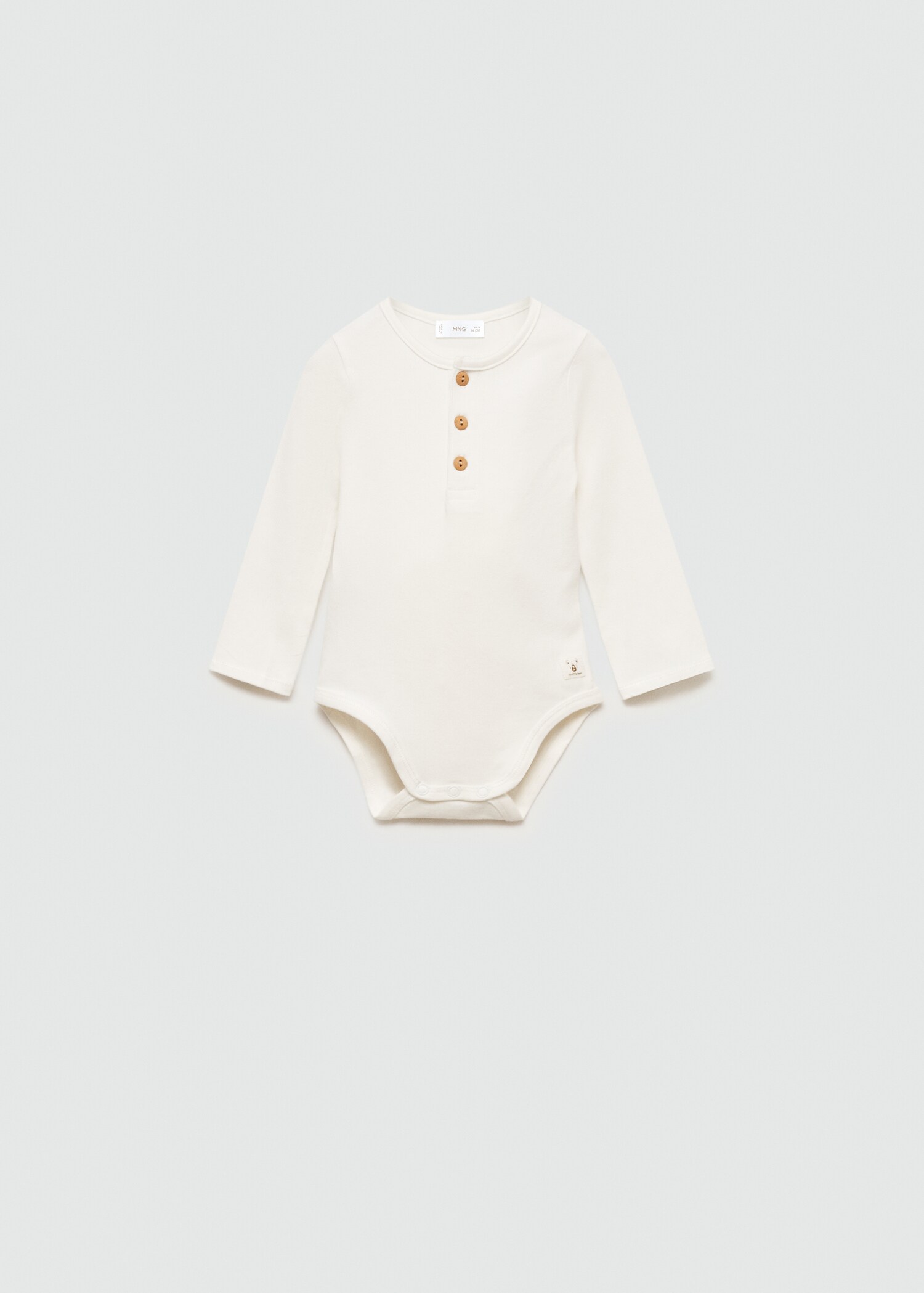 Geknöpfter Baumwoll-Body - Artikel ohne Model