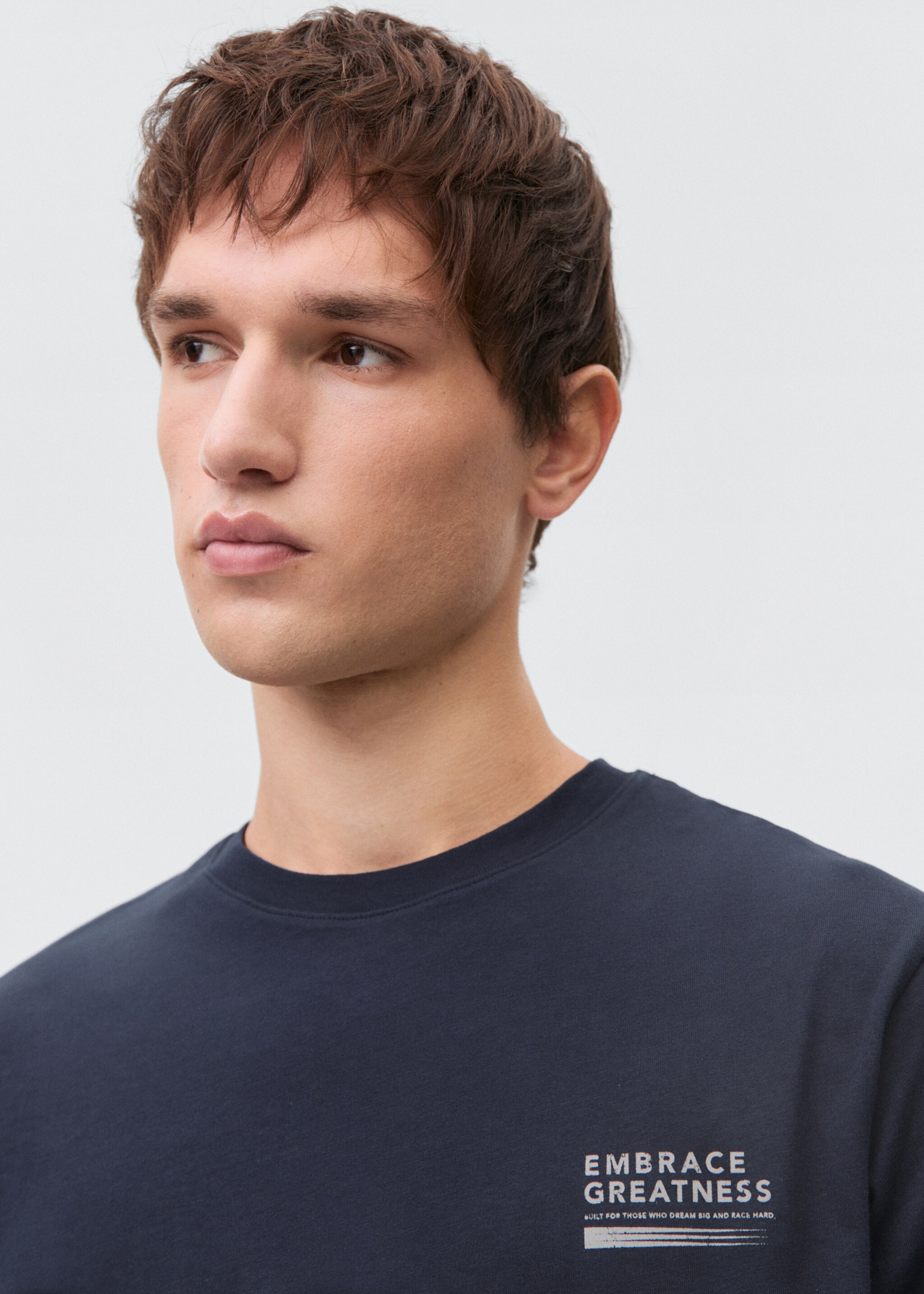 Samarreta missatge - Detall de l'article 1, Gris antracita. Ref: 87050457-00.