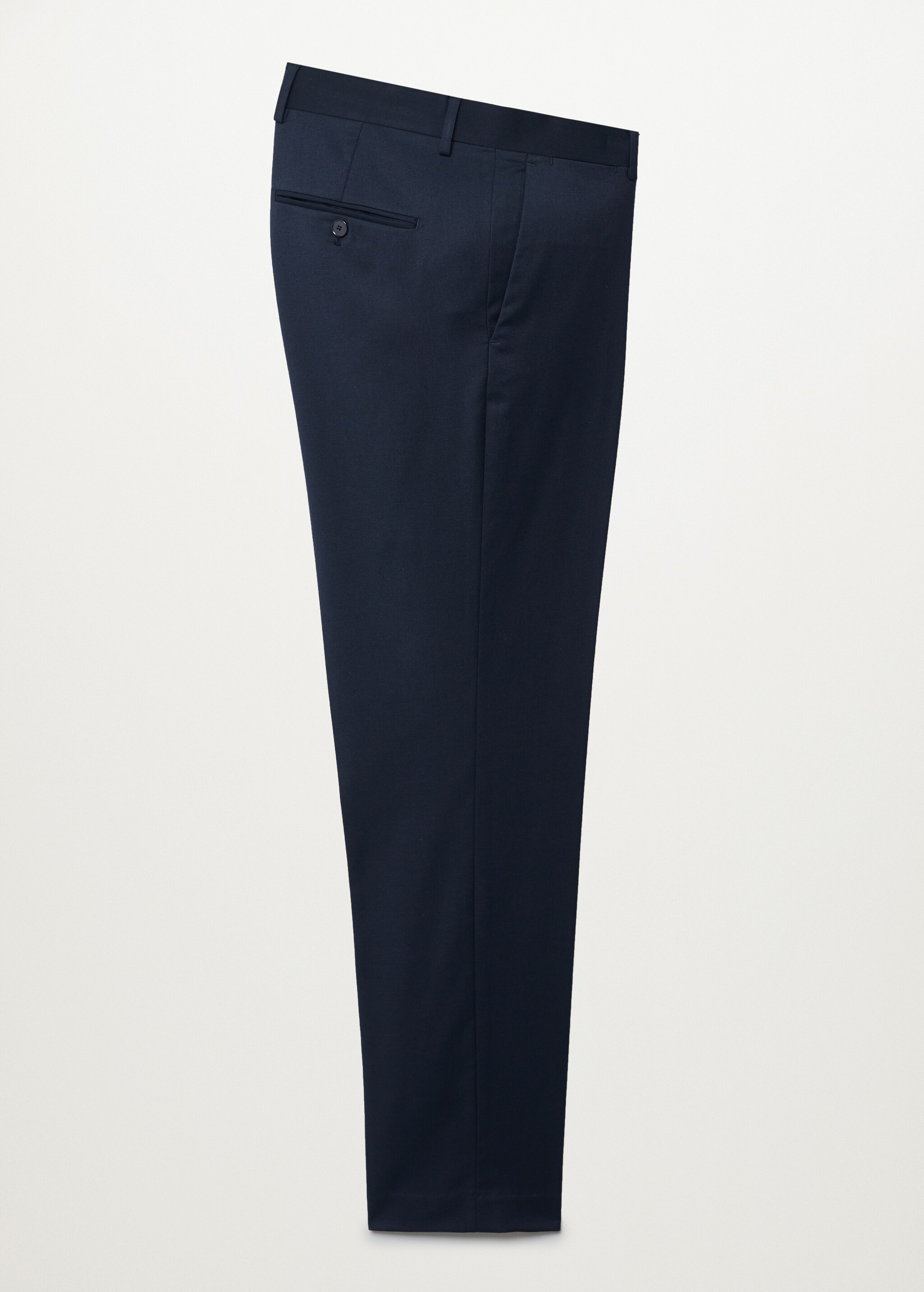 Pantalón traje regular fit microestructura - Artículo sin modelo