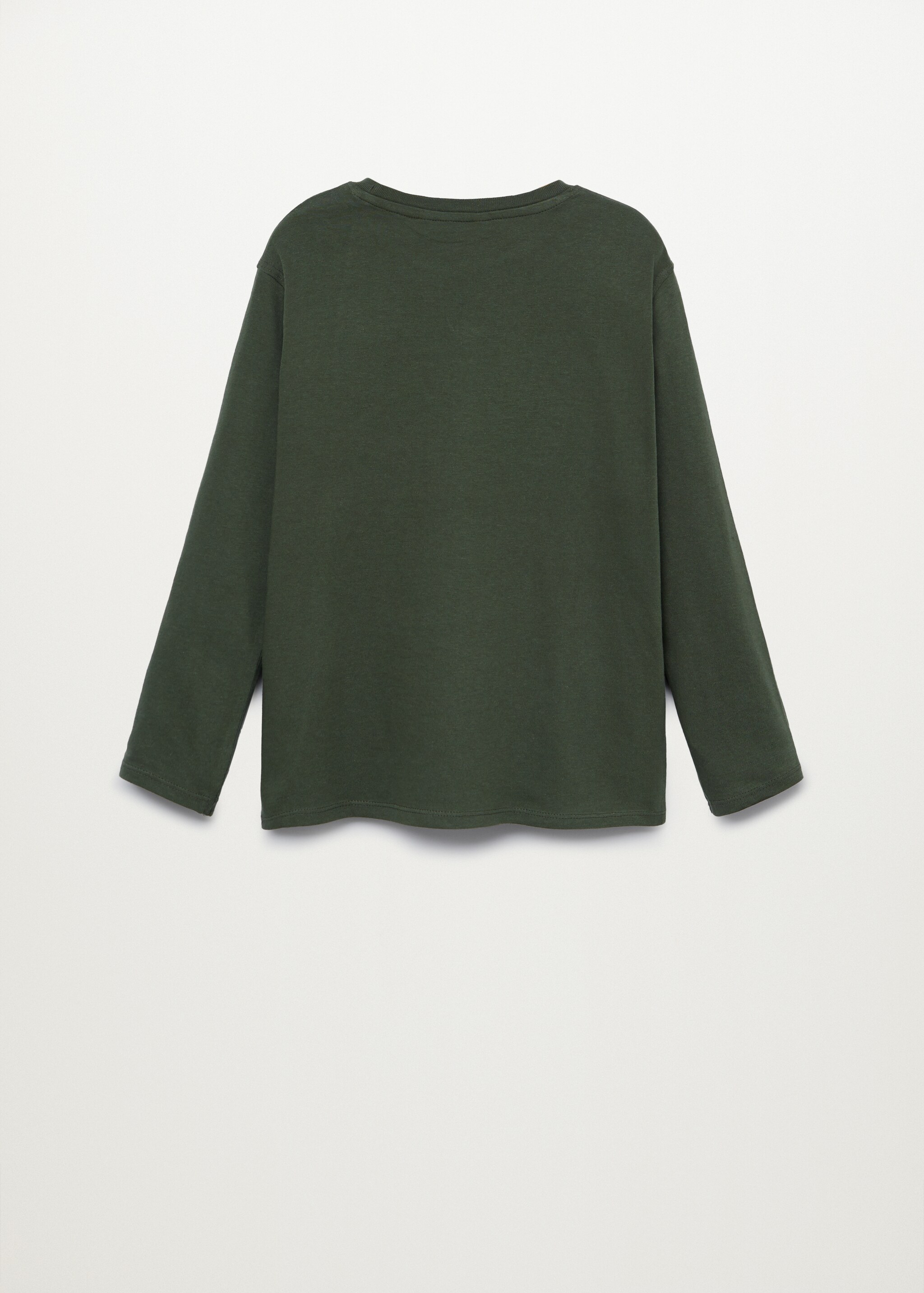 Patch cotton t-shirt - Reverse of the article