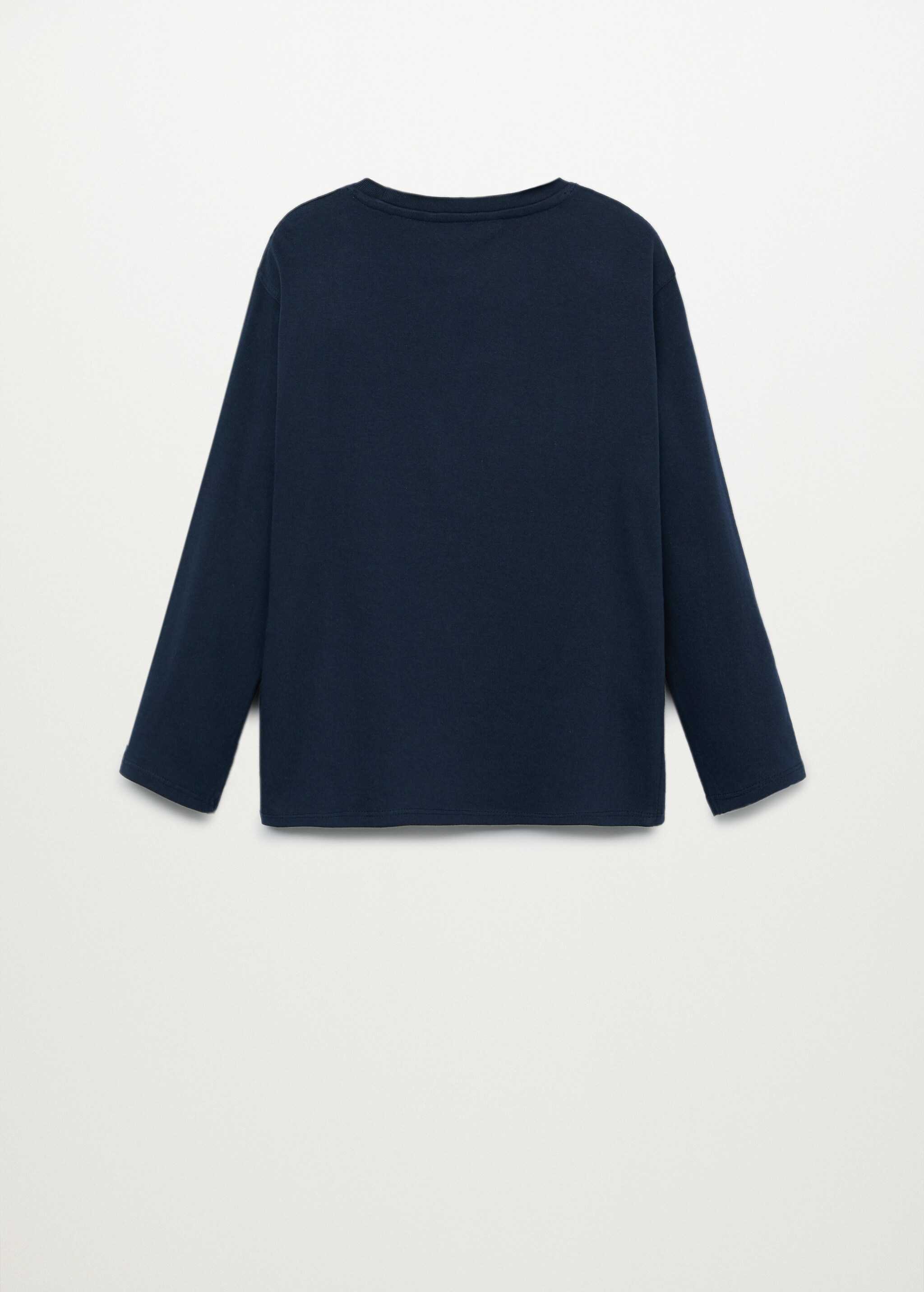 Patch cotton t-shirt - Reverse of the article