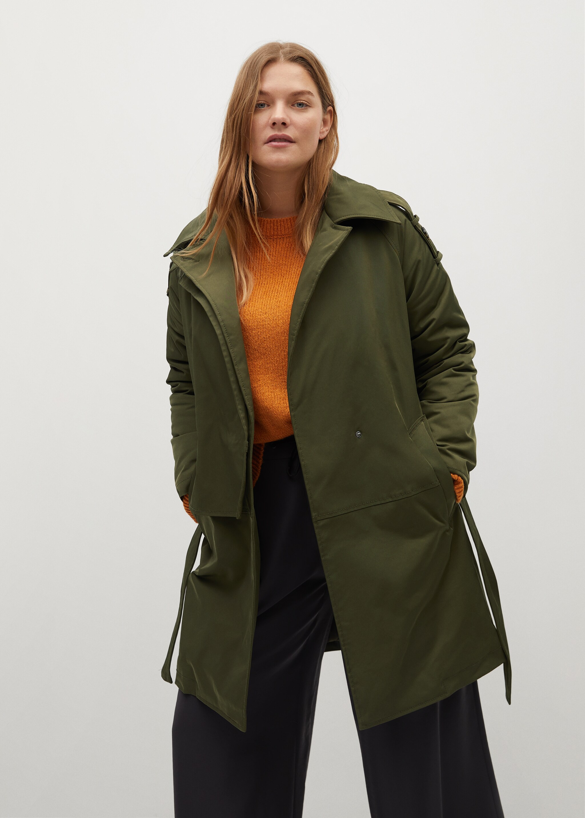 Parka mit Reverkragen - Mittlere Ansicht