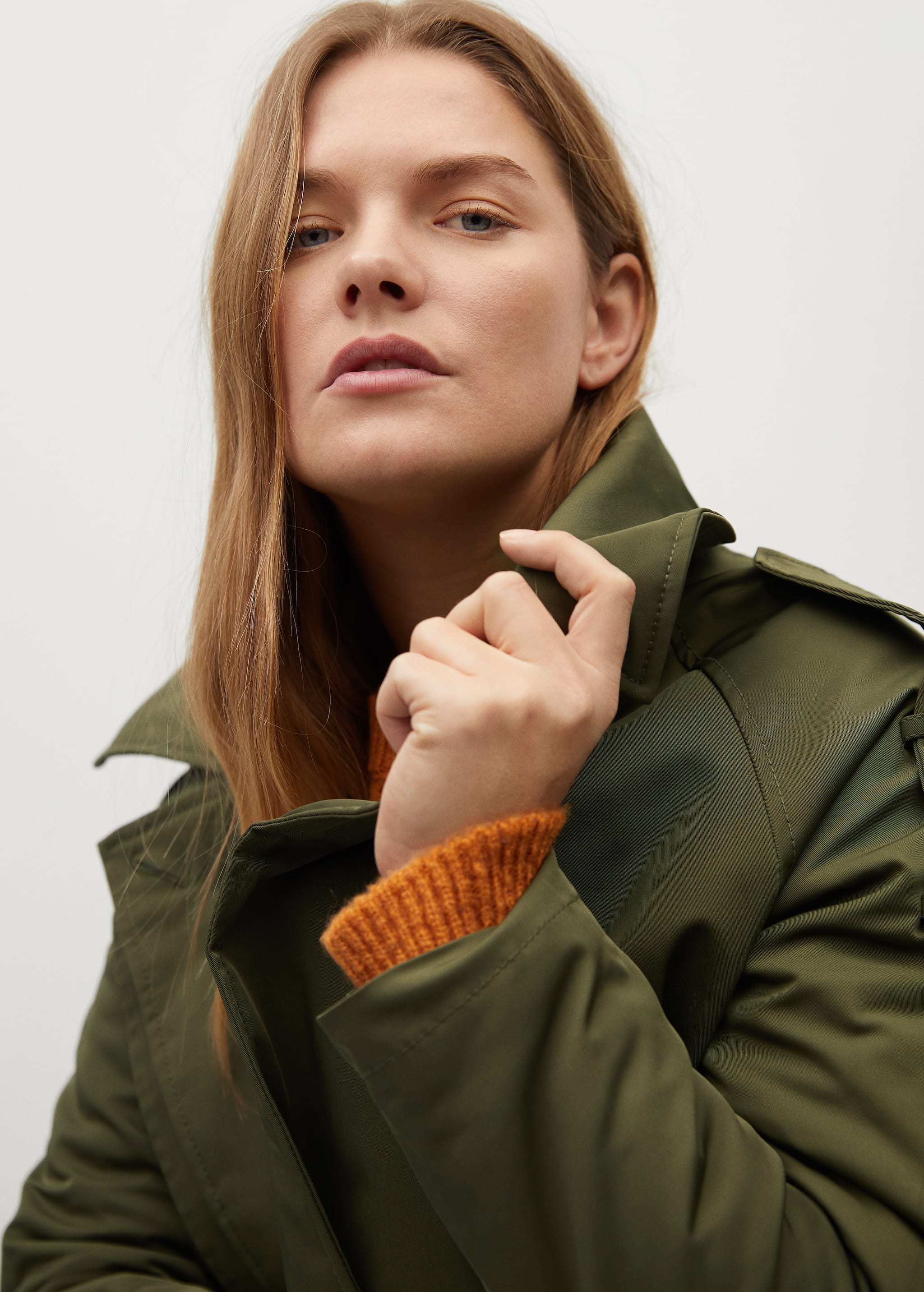 Parka with camp-collar  - Details of the article 1