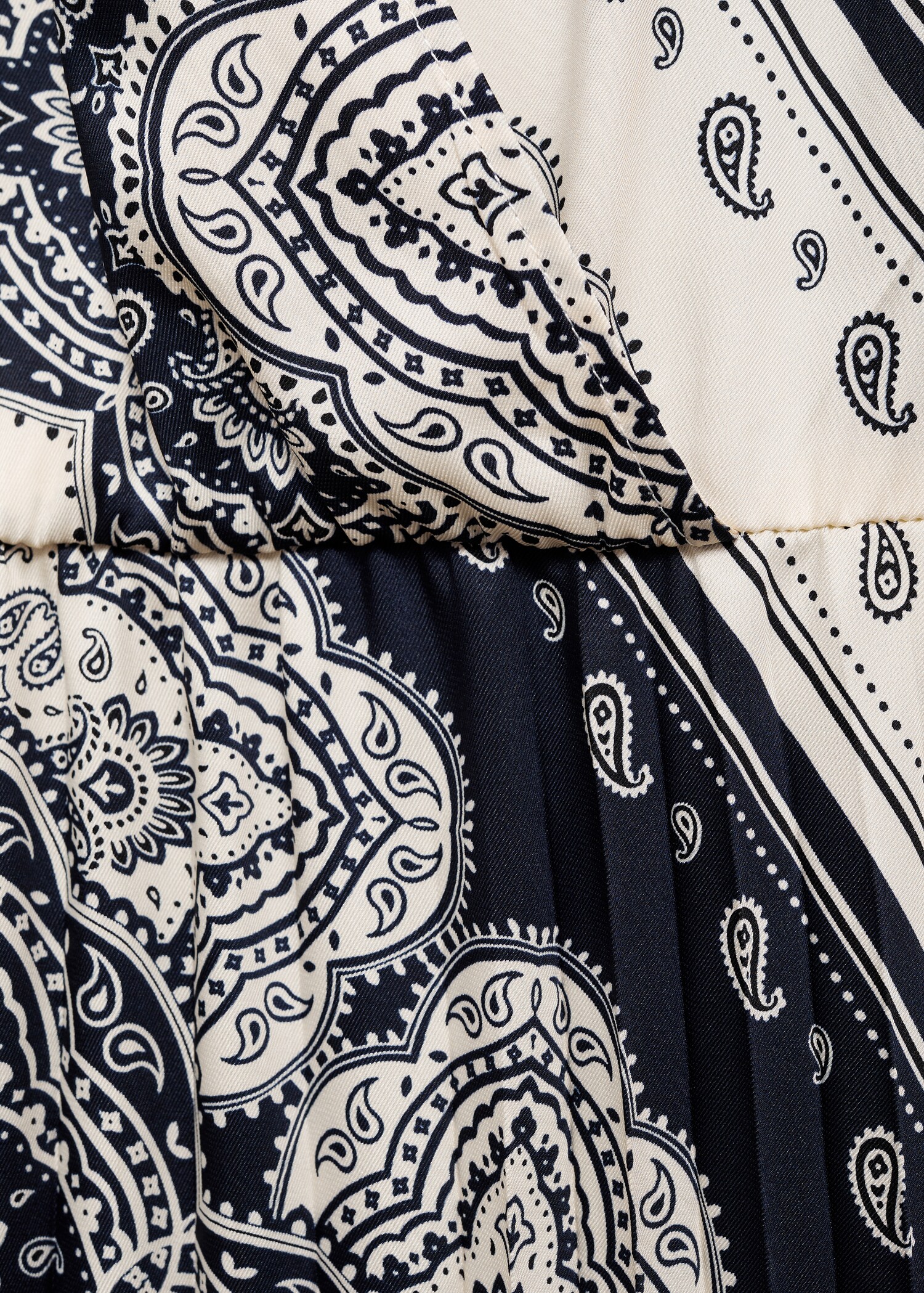 Paisley-print shirt dress - Details of the article 8