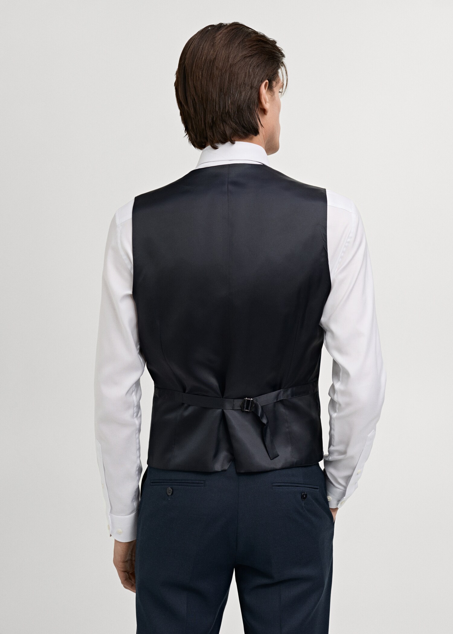 Slim-fit suit waistcoat - Reverse of the article
