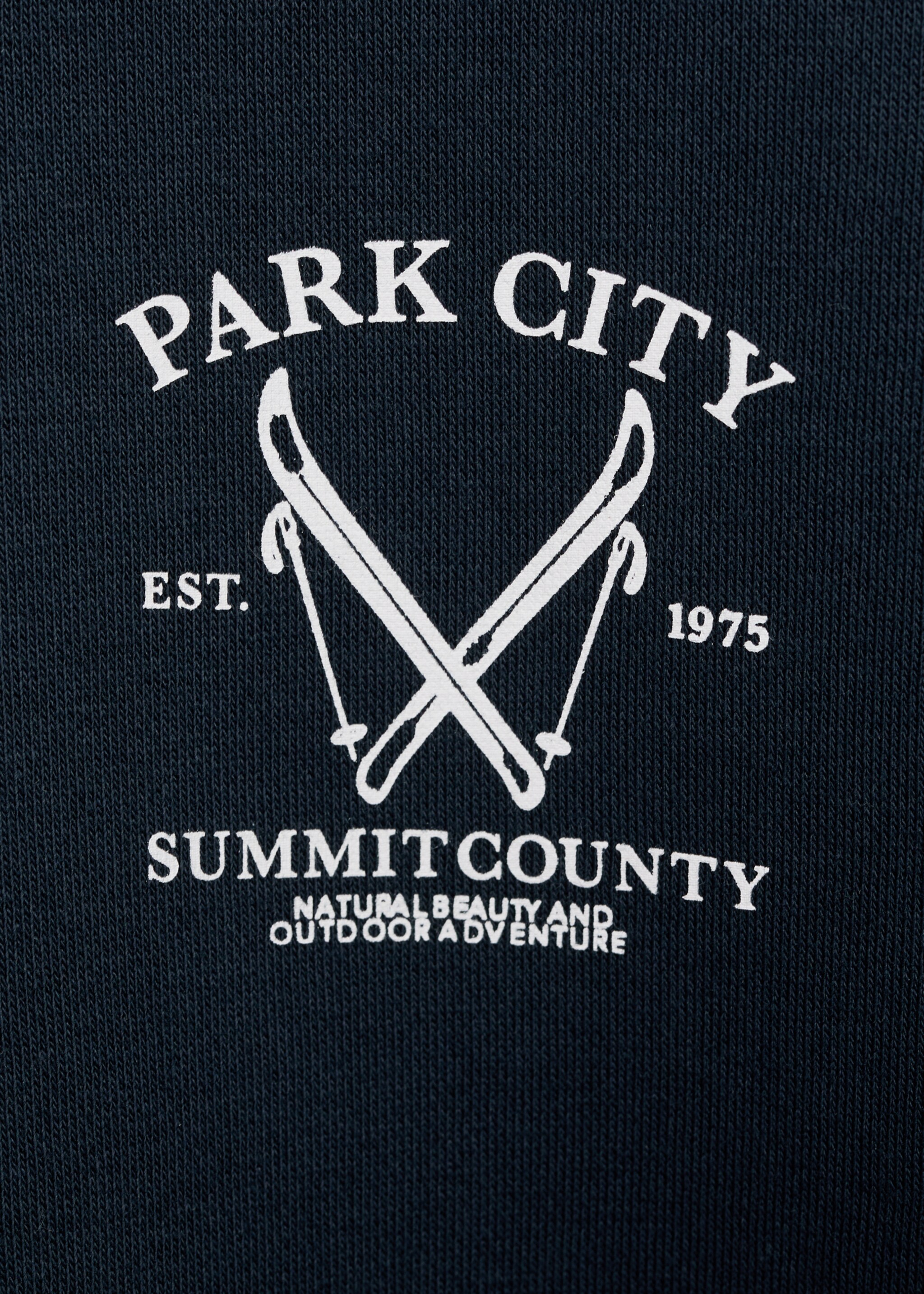 Sweat-shirt coton imprimé - Détail de l'article 8, Bleu marine foncé. Ref: 87050593-00.