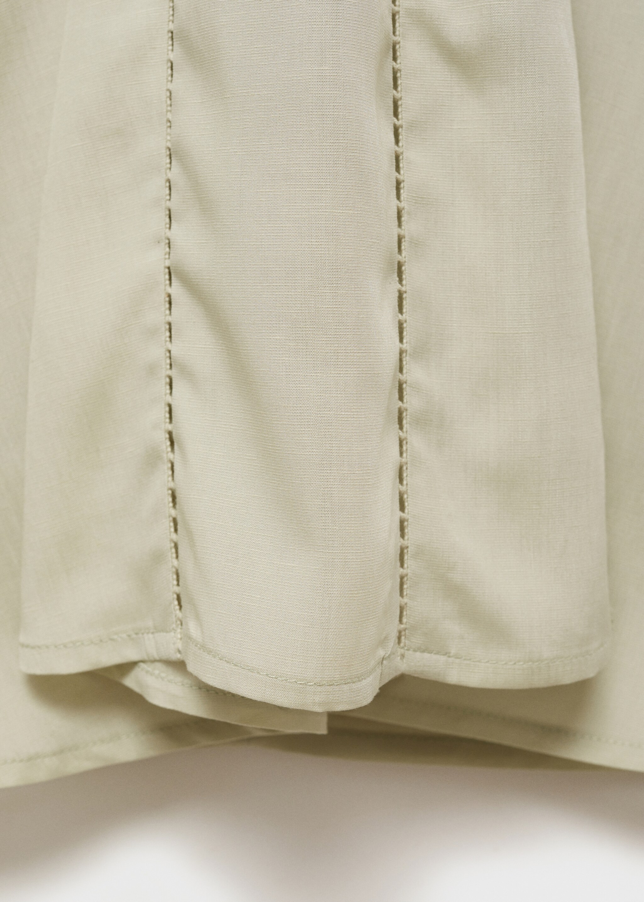 Drapiertes Midi-Kleid - Detail des Artikels 0, Wassergrün. Ref: 87050596-00.