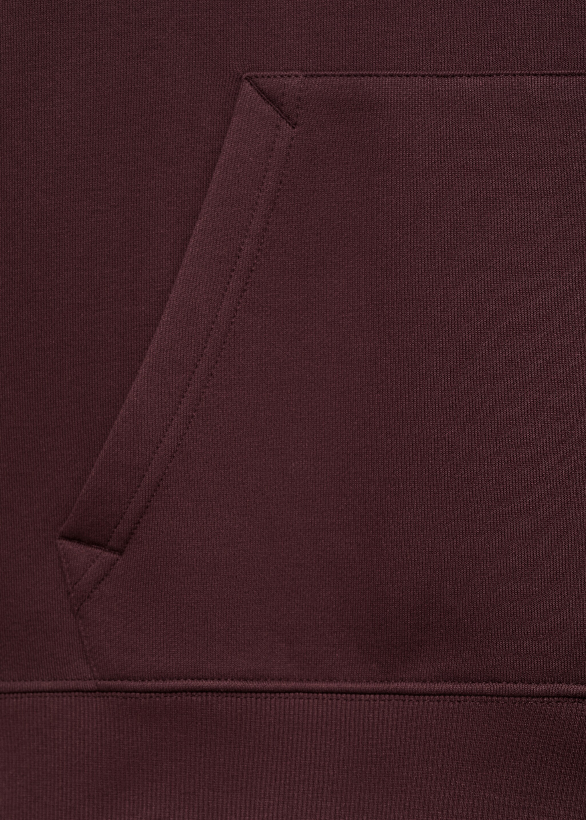 Baumwoll-Hoodie - Detail des Artikels 8, Bordeaux. Ref: 87050600-00.