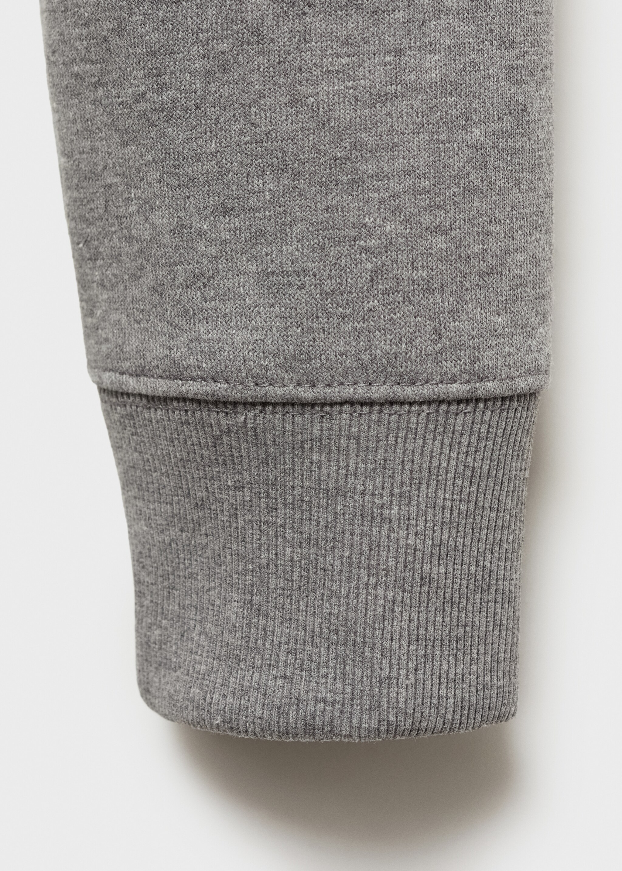 Hoodie cotton sweatshirt - Details of the article 0, Medium Heather Grey. Ref: 87050600-00.