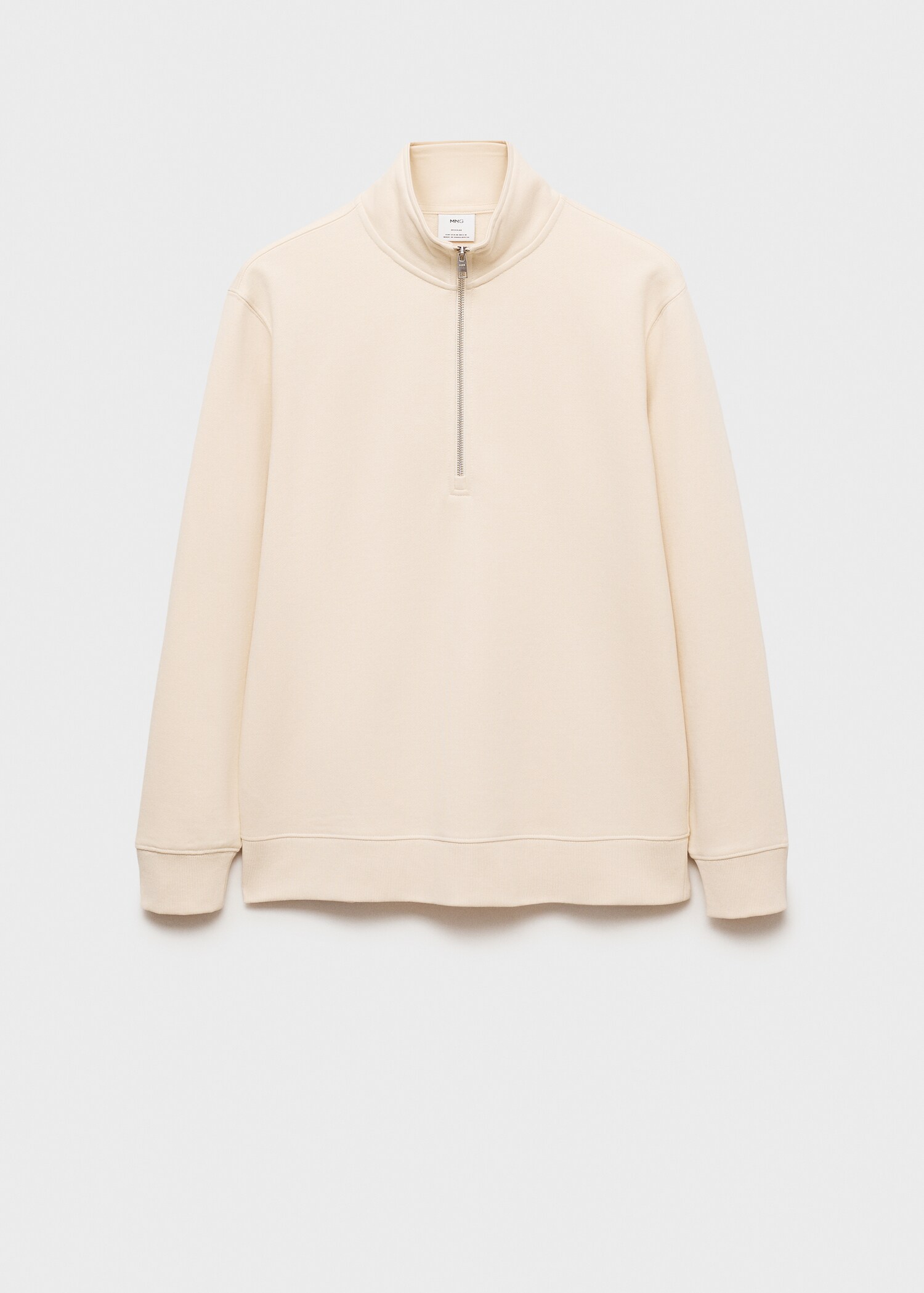 Regular-Fit-Sweatshirt mit Zip-Kragen - Artikel ohne Model