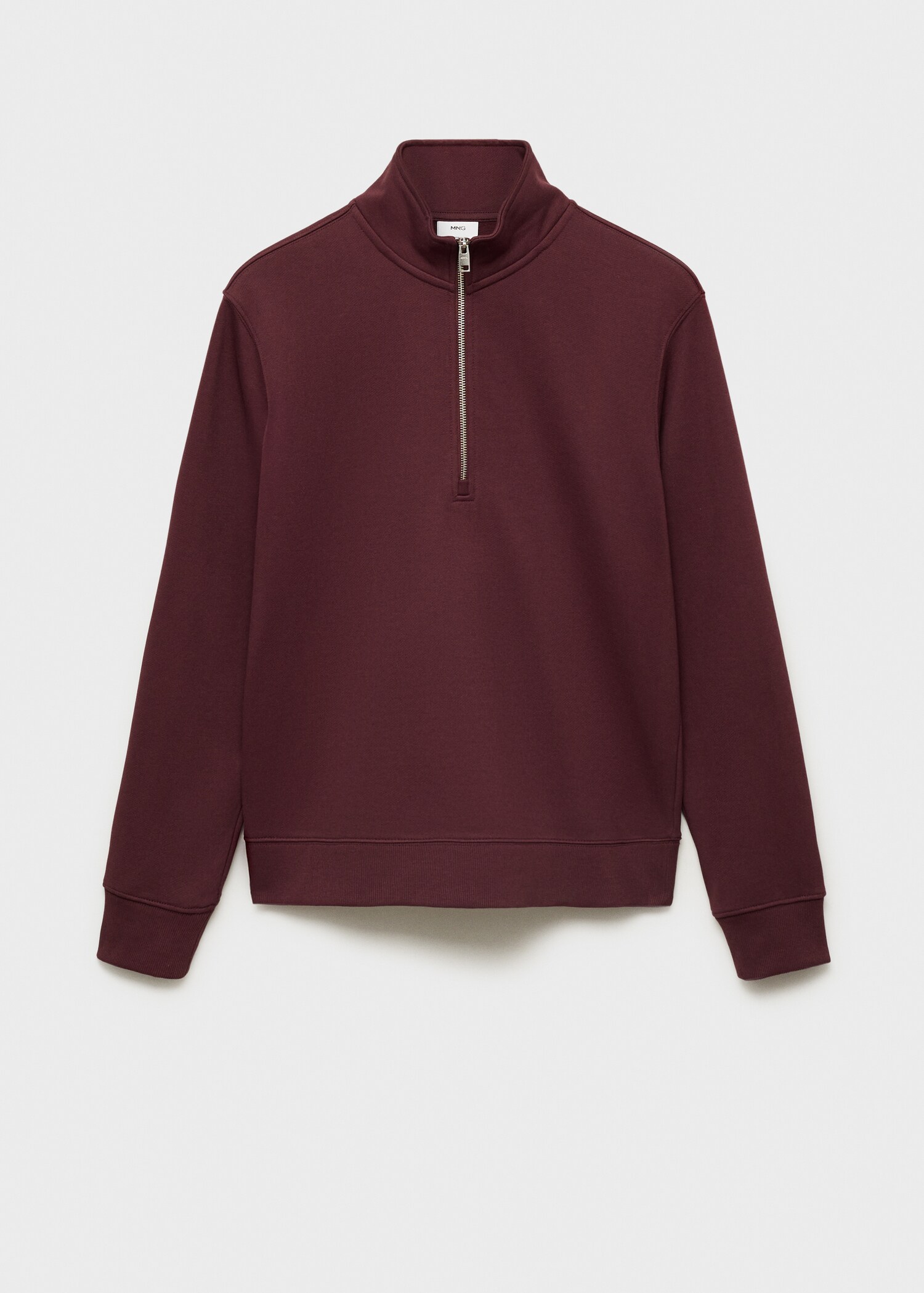 Regular-Fit-Sweatshirt mit Zip-Kragen - Artikel ohne Model