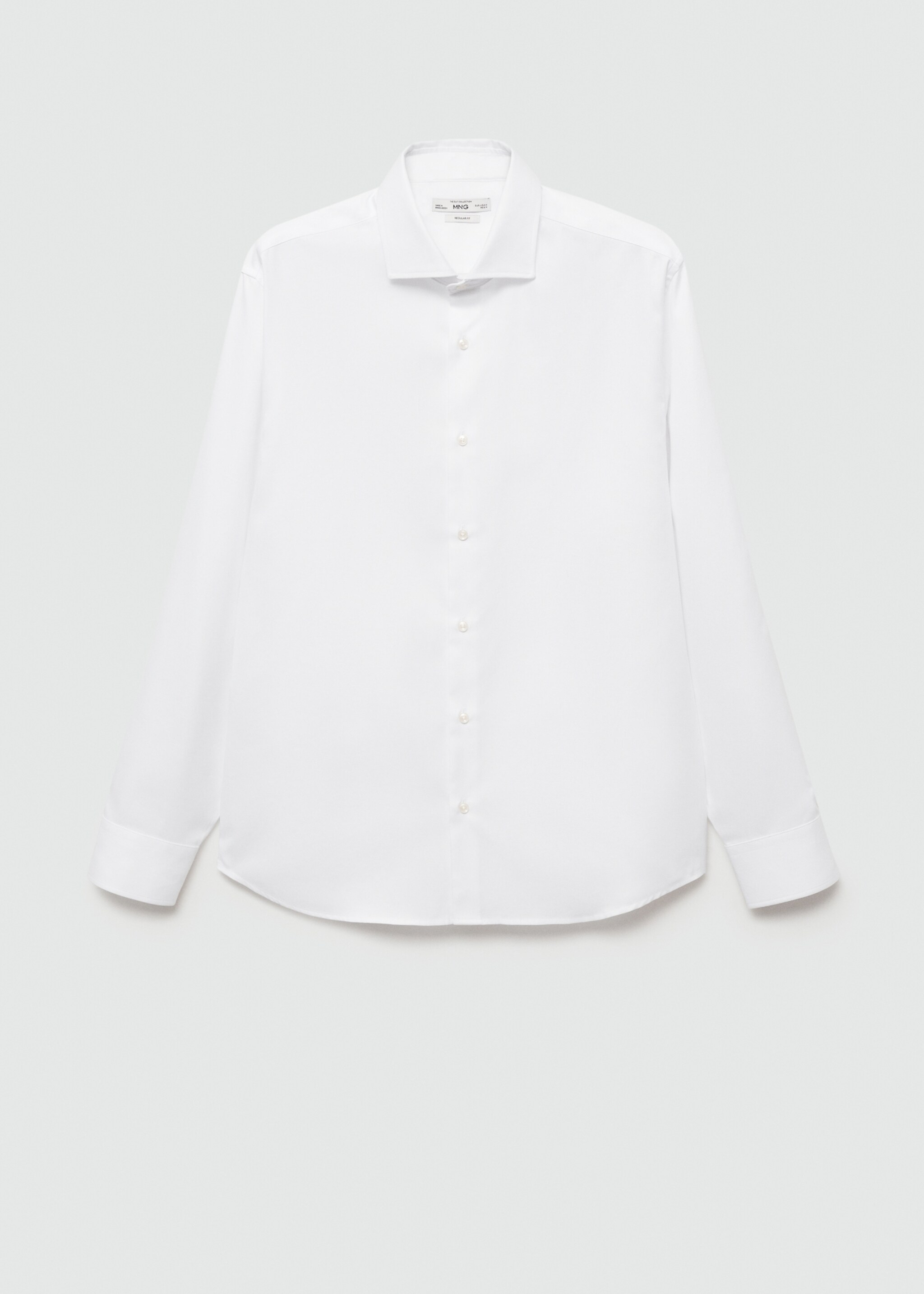 Chemise costume 100 % coton - Article sans modèle, Blanc. Ref: 87050611-00.