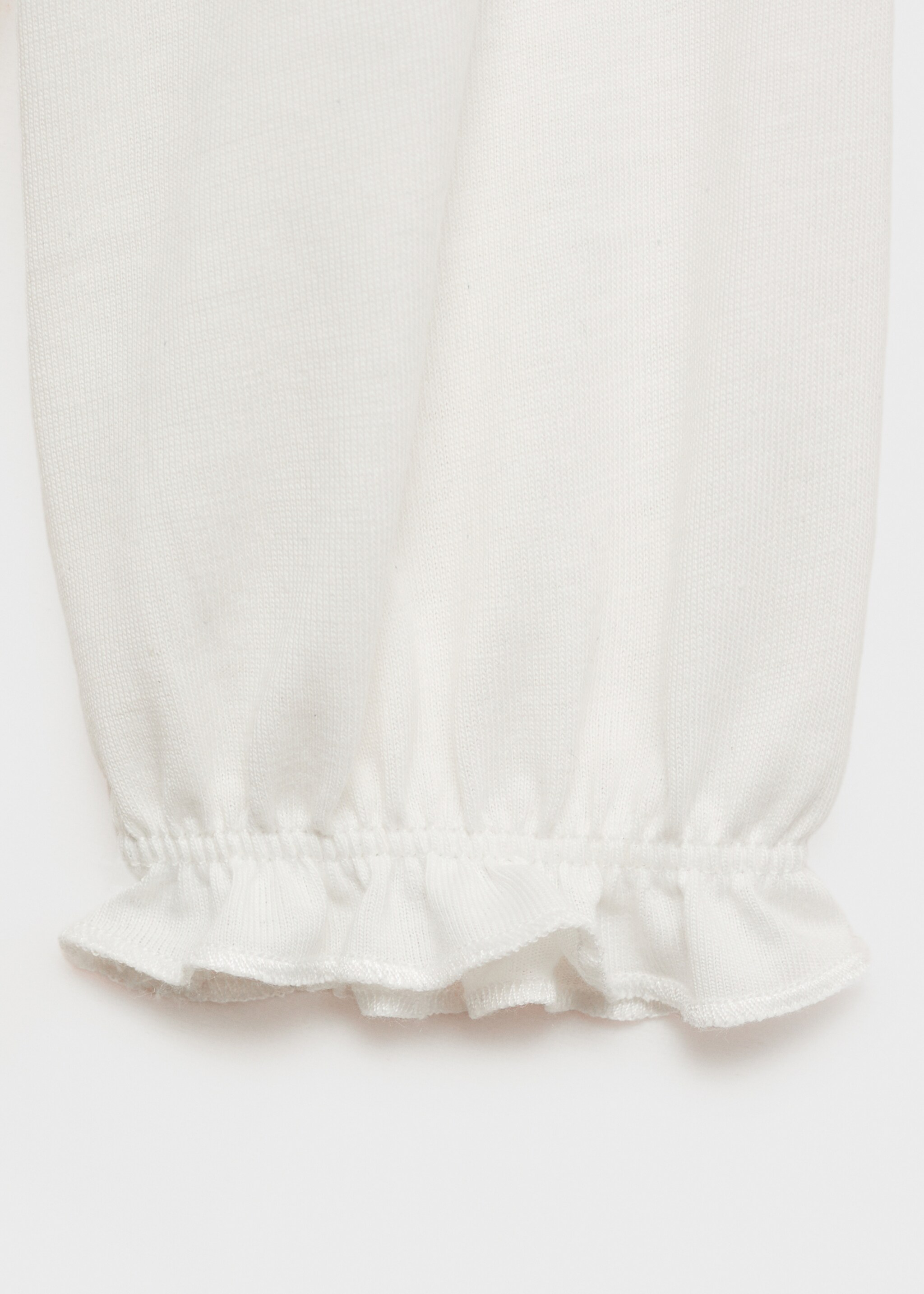 Tričko s kapsou potištěnou květy - Detail zboží 0, Šedobílá. Ref: 87050613-00.