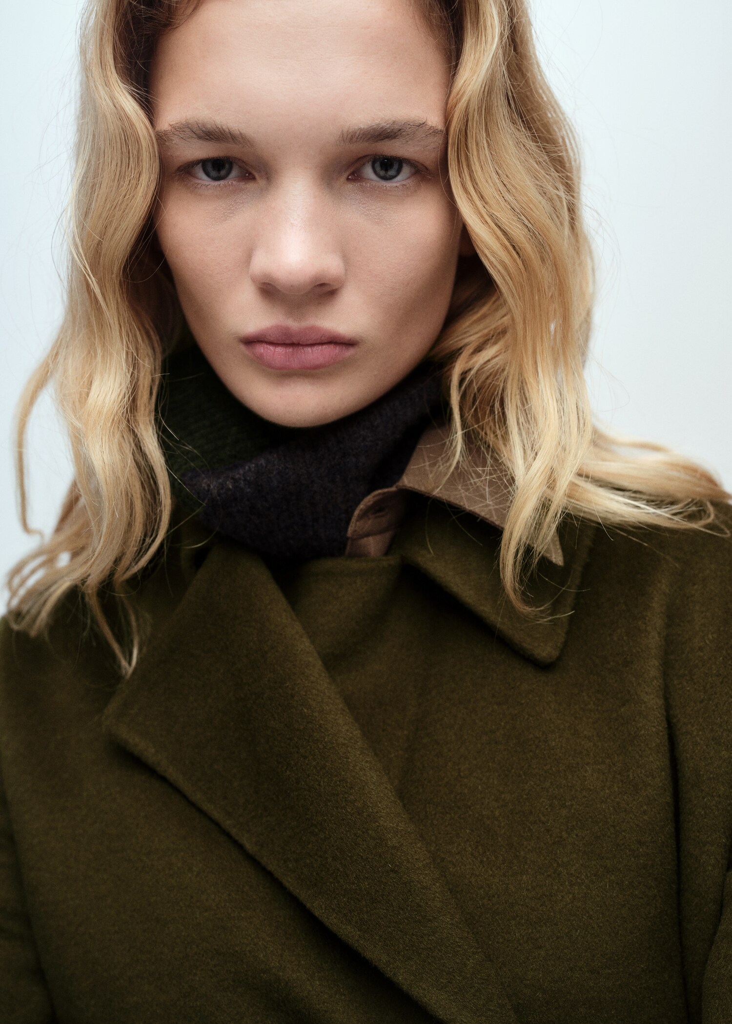 Μακρύ παλτό με handmade ζώνη - Λεπτομέρεια του προϊόντος 1