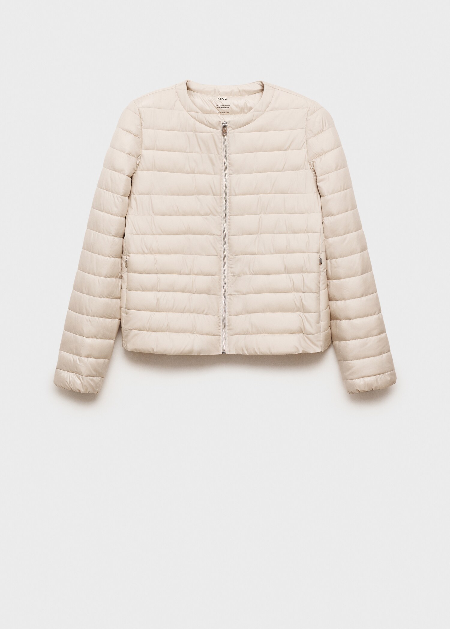 Short padded anorak with pockets - Article without model